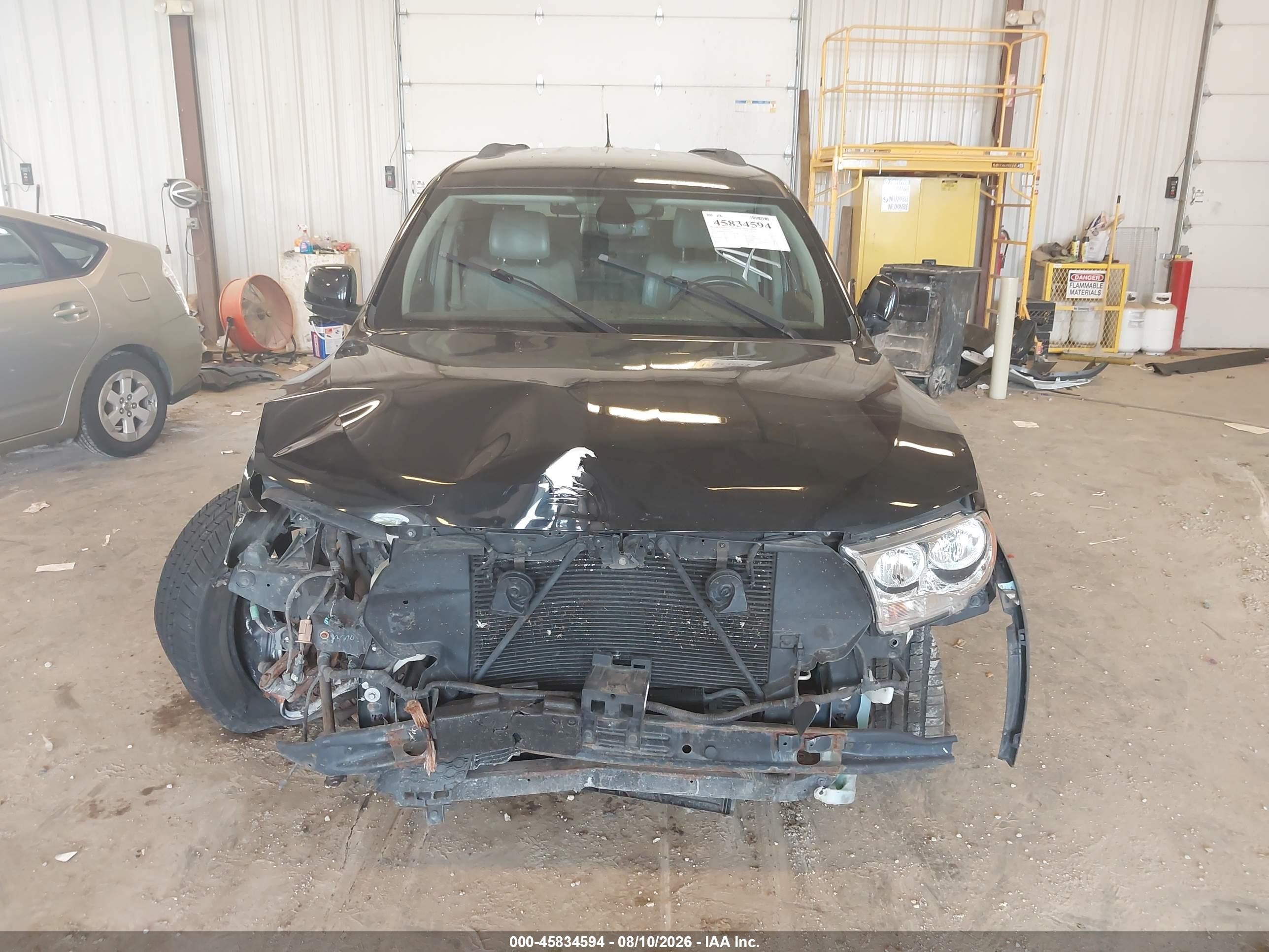 2012 Dodge Durango Crew Black vin: 1C4RDJDG3CC337189