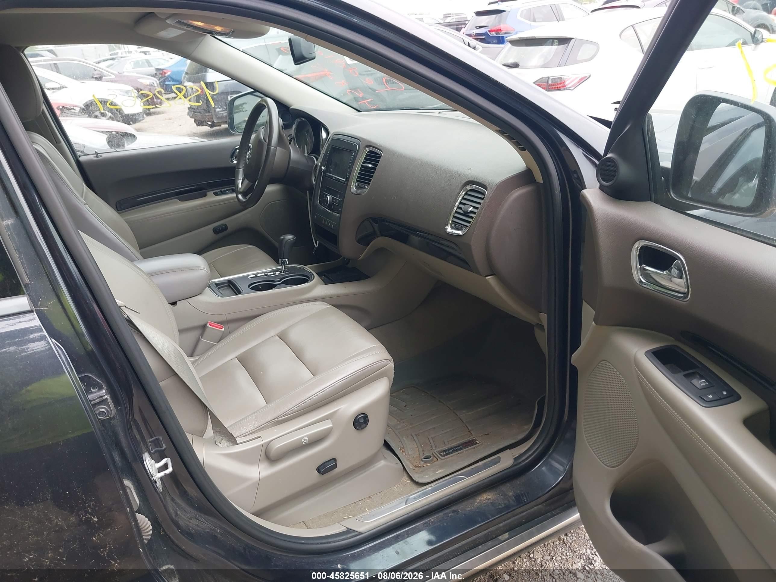2013 Dodge Durango Crew Gray vin: 1C4RDJDG3DC597030