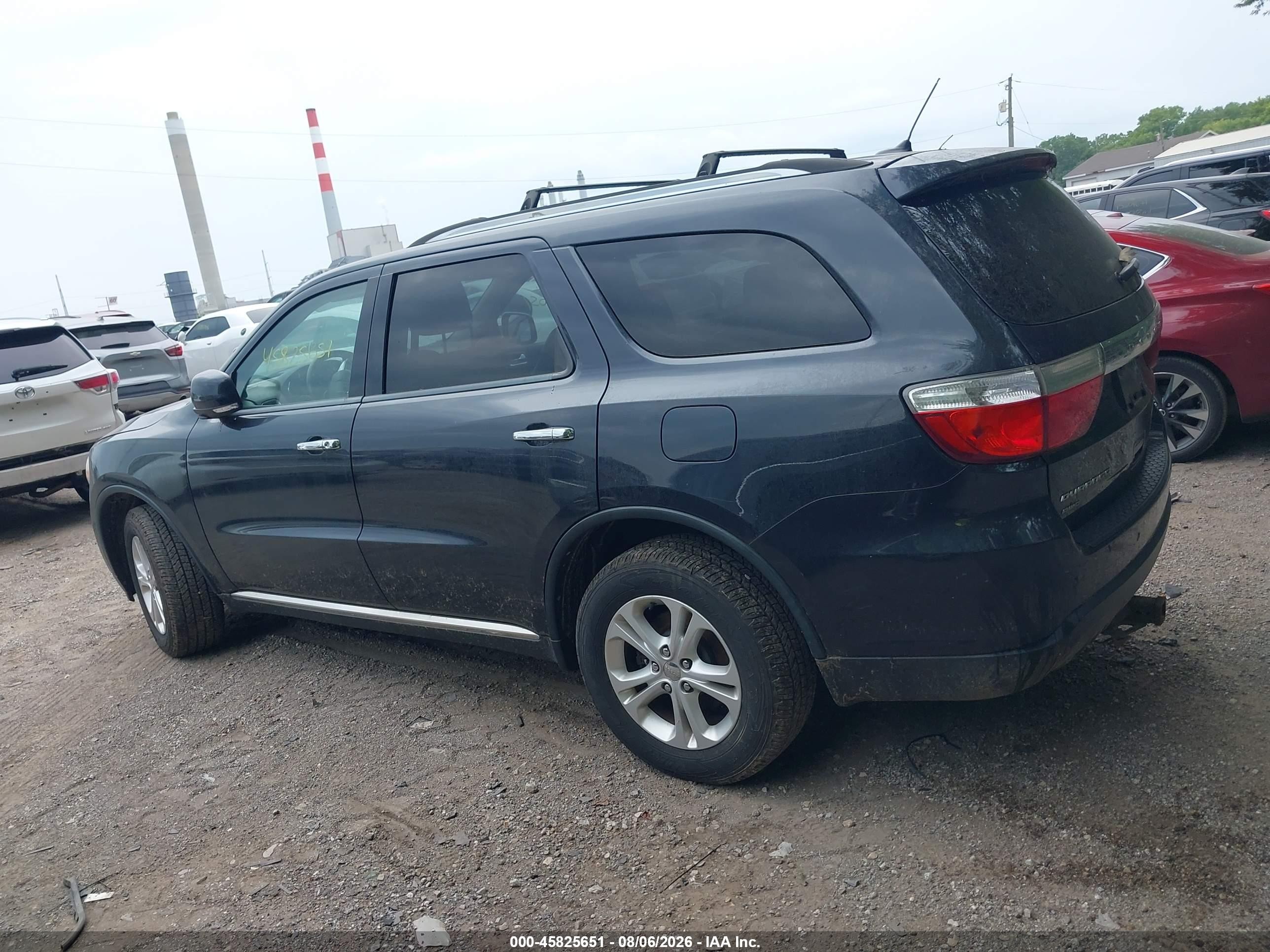 2013 Dodge Durango Crew Gray vin: 1C4RDJDG3DC597030