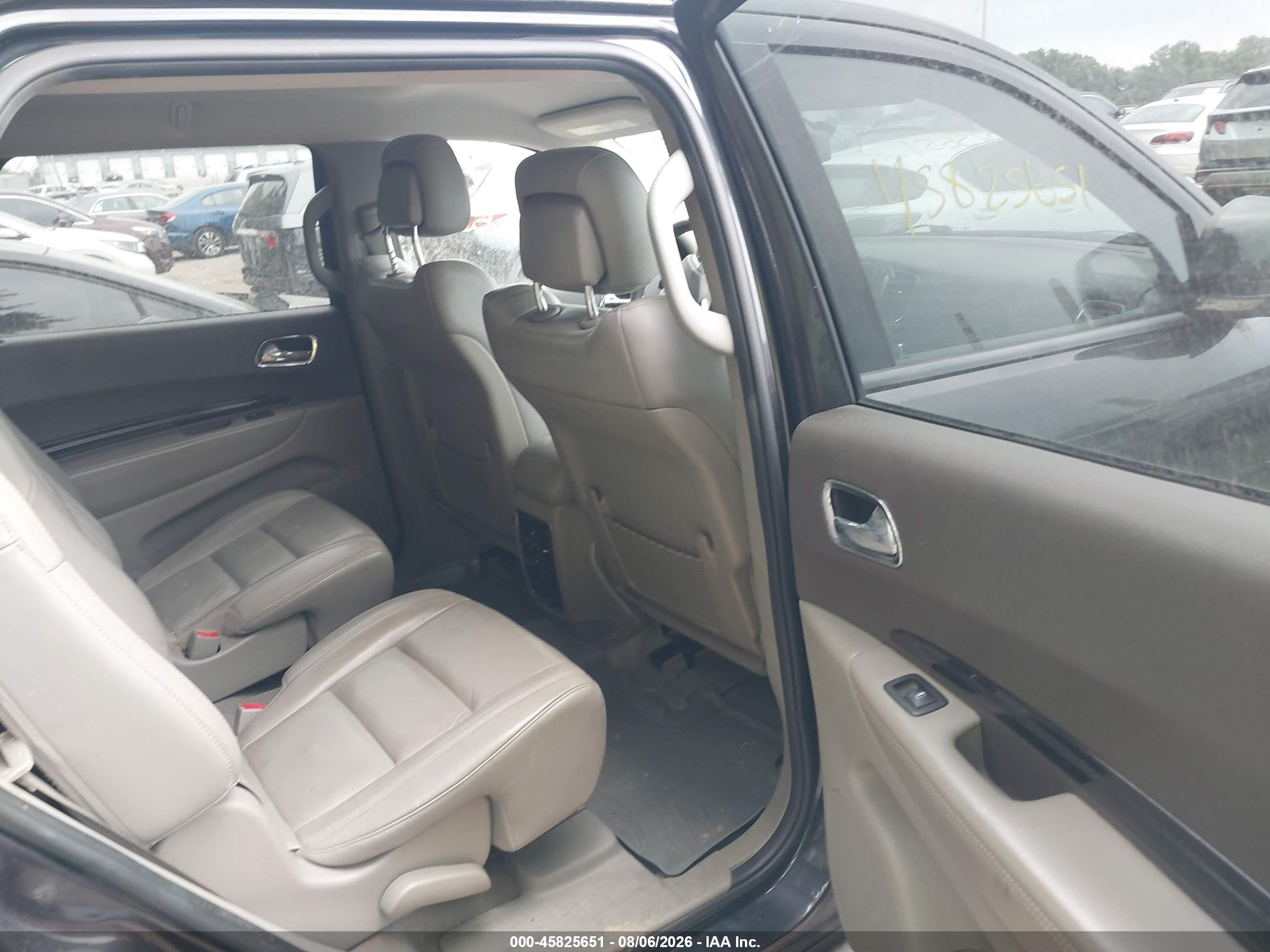 2013 Dodge Durango Crew Gray vin: 1C4RDJDG3DC597030