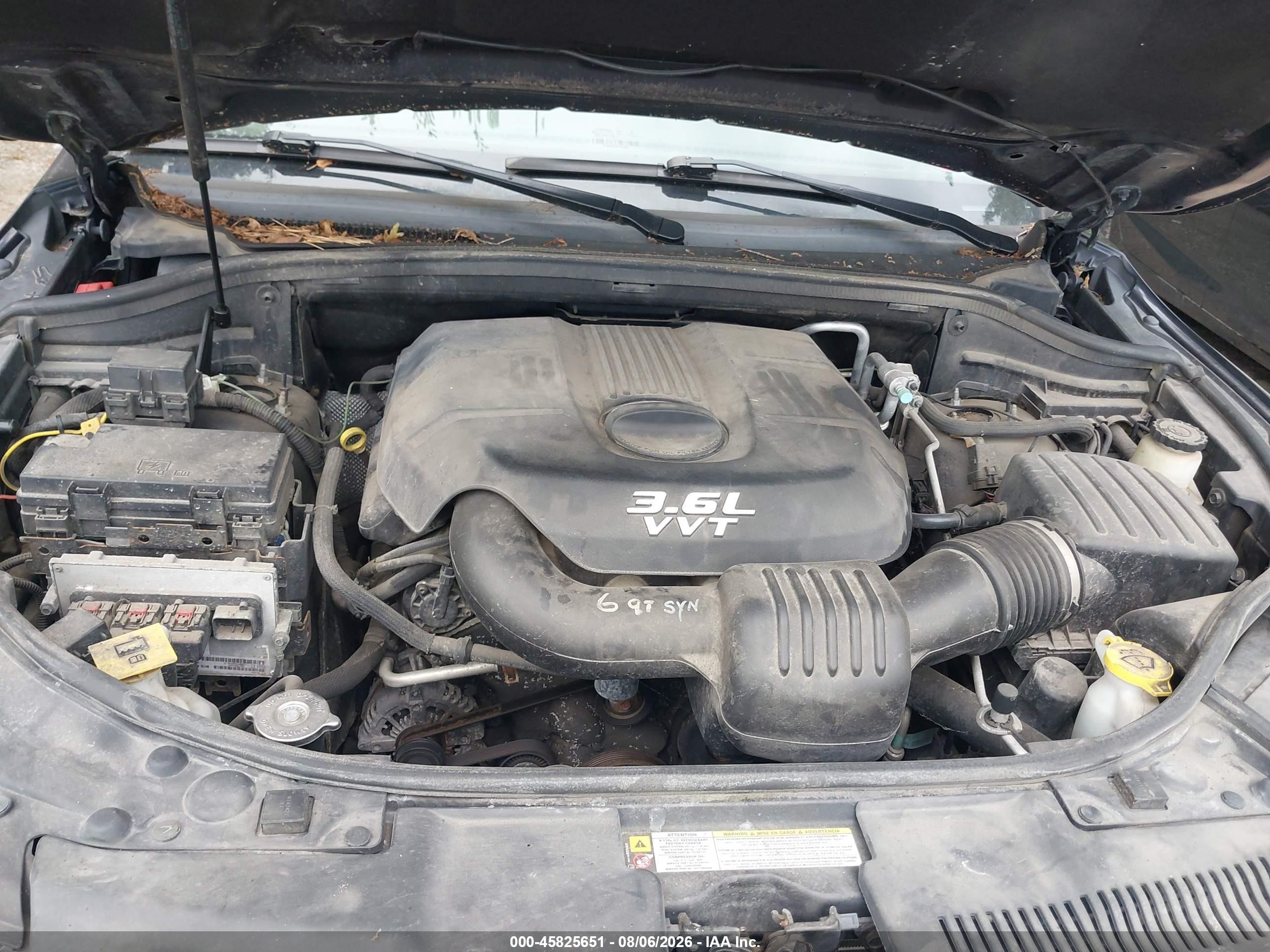 2013 Dodge Durango Crew Gray vin: 1C4RDJDG3DC597030