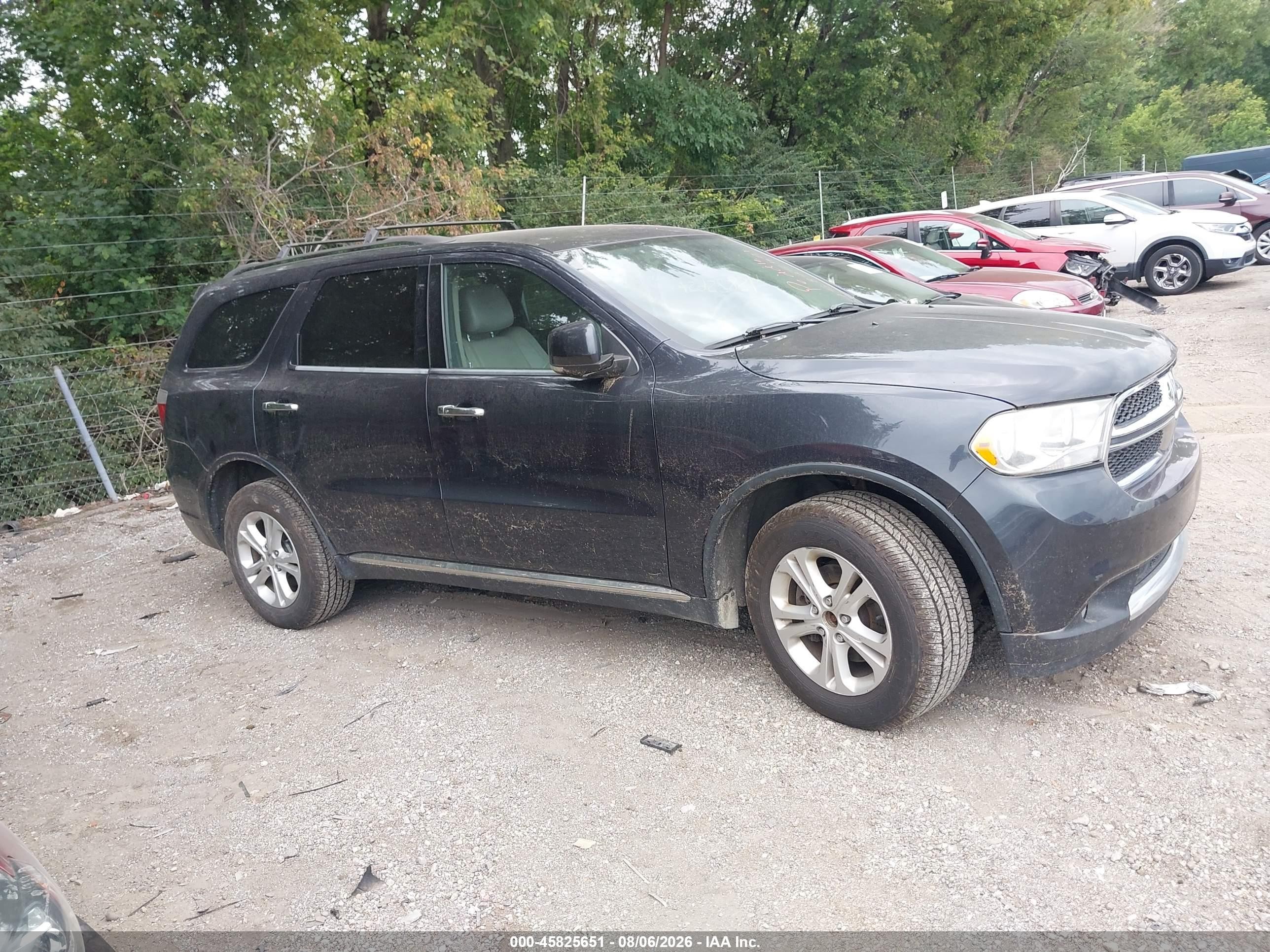2013 Dodge Durango Crew Gray vin: 1C4RDJDG3DC597030