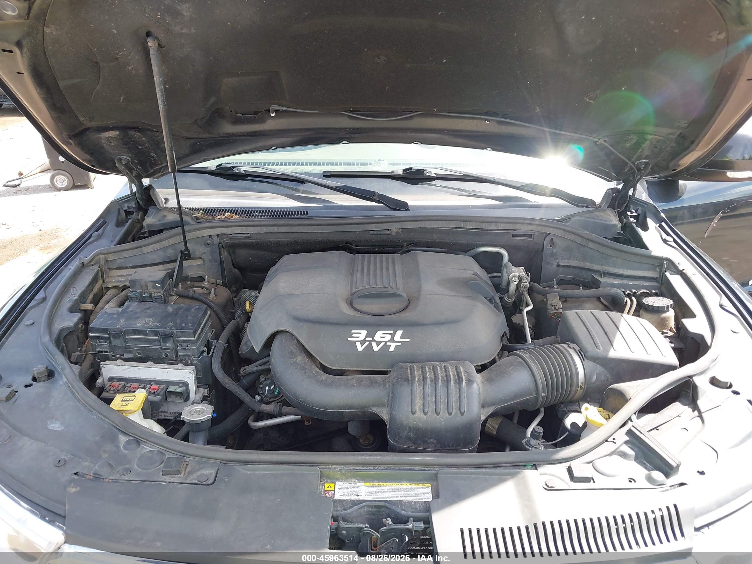 2013 Dodge Durango Crew Черный vin: 1C4RDJDG3DC601366