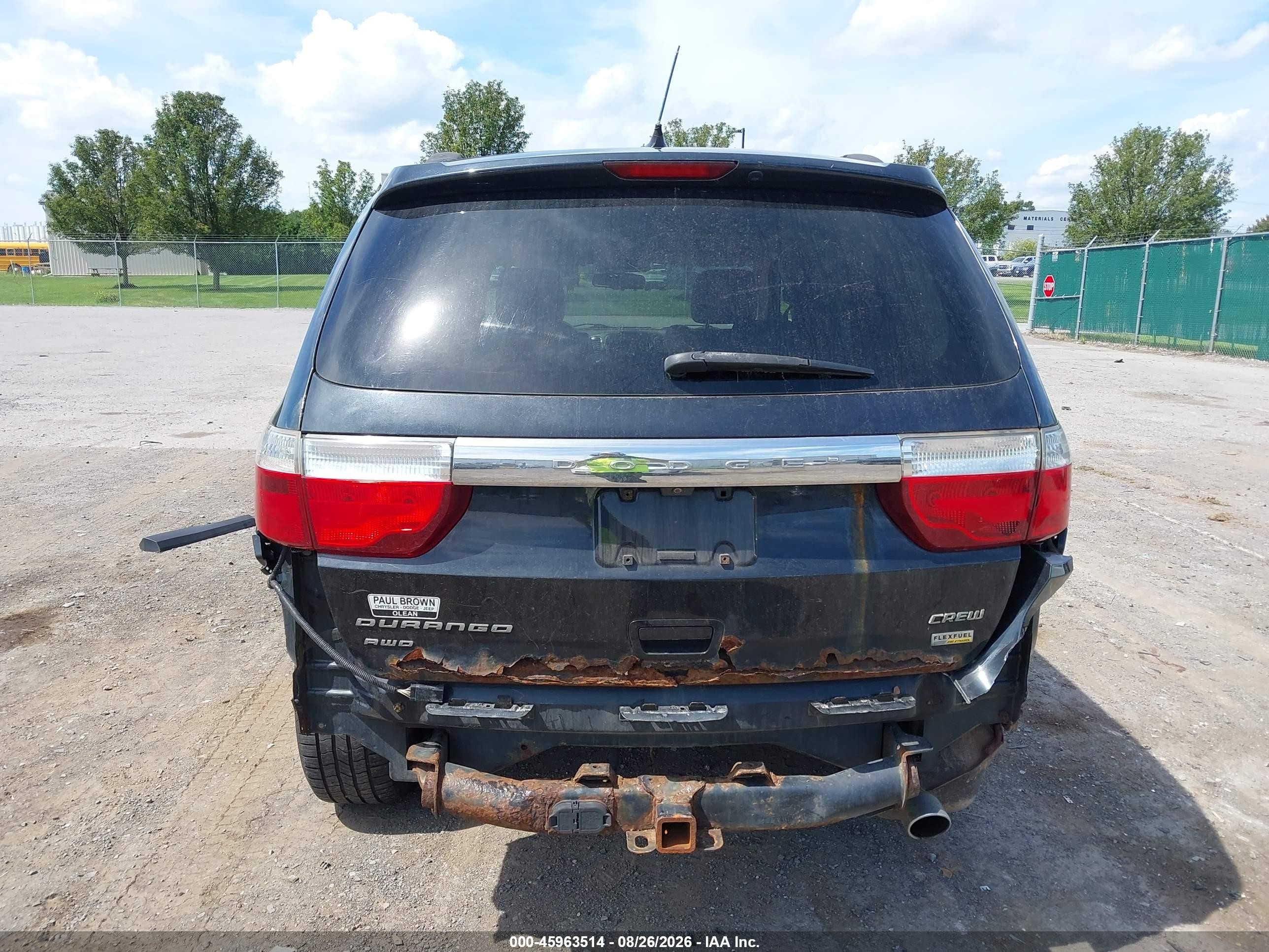 2013 Dodge Durango Crew Черный vin: 1C4RDJDG3DC601366