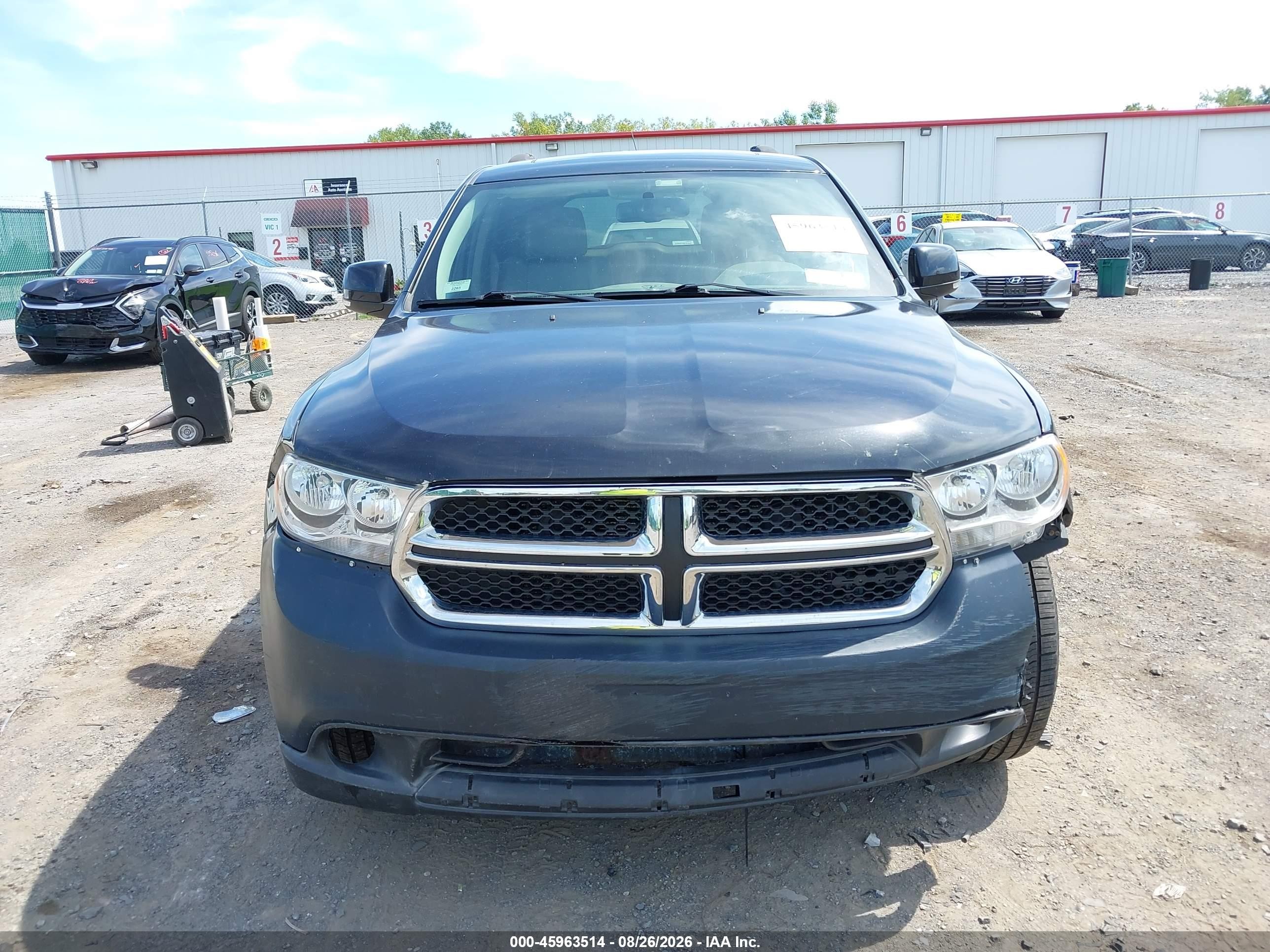 2013 Dodge Durango Crew Черный vin: 1C4RDJDG3DC601366