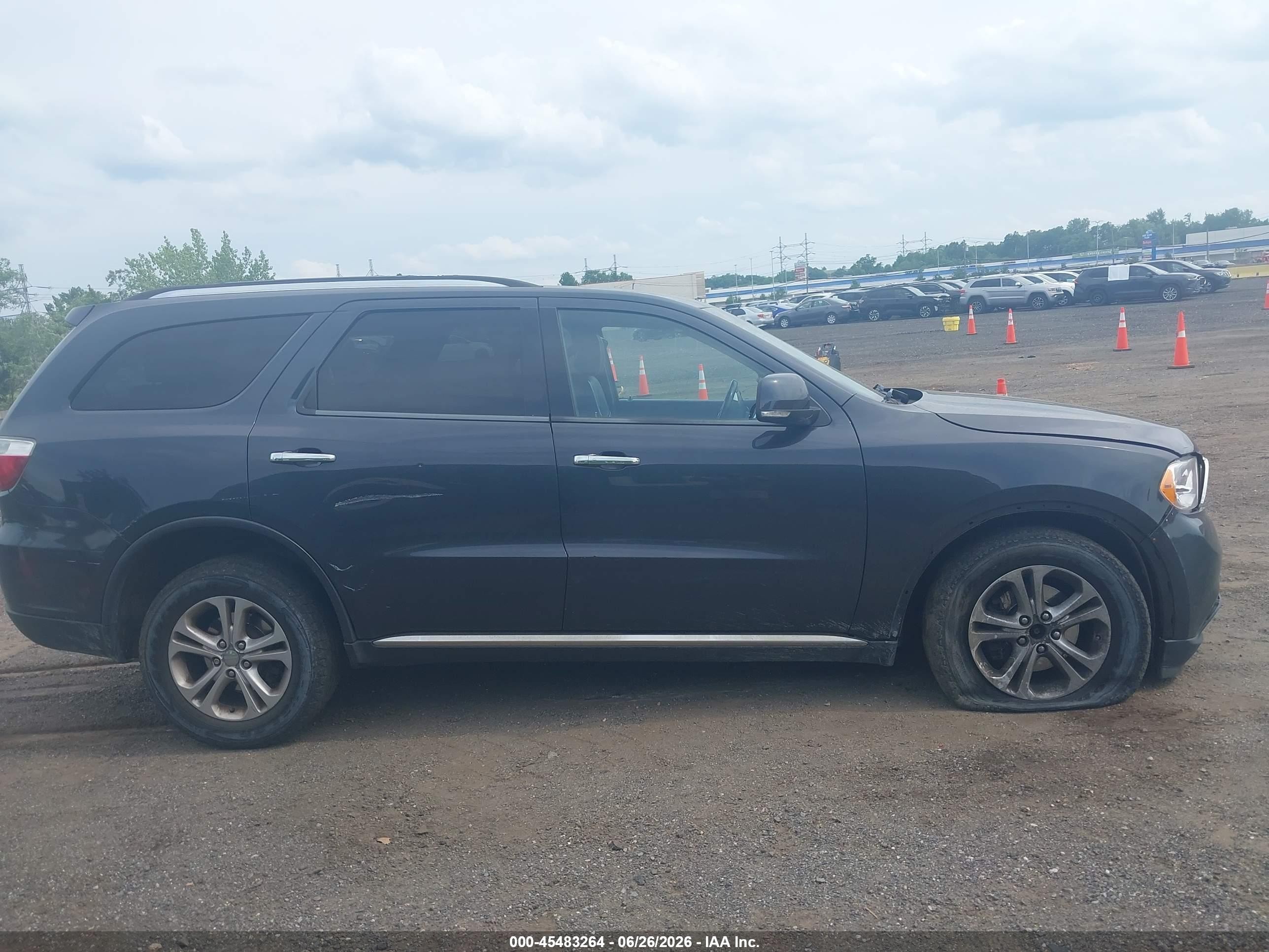 2013 Dodge Durango Crew Gray vin: 1C4RDJDG3DC617583