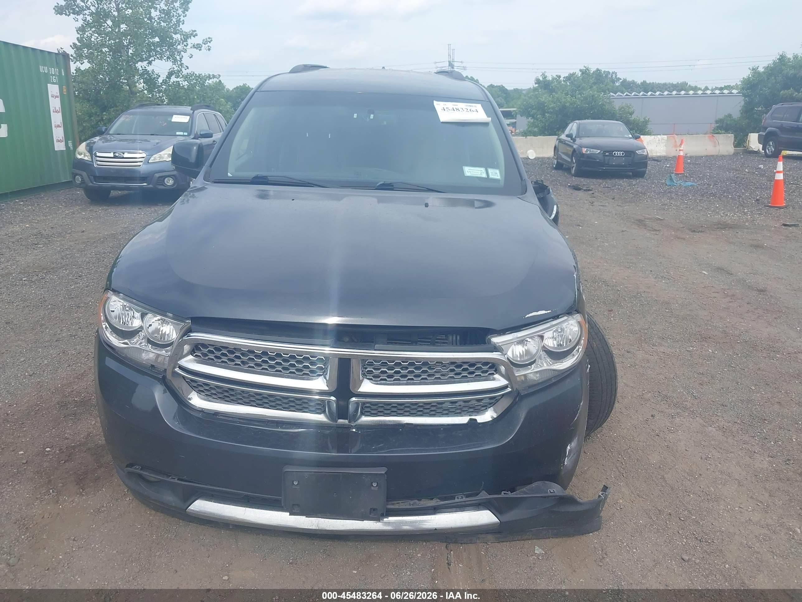 2013 Dodge Durango Crew Gray vin: 1C4RDJDG3DC617583