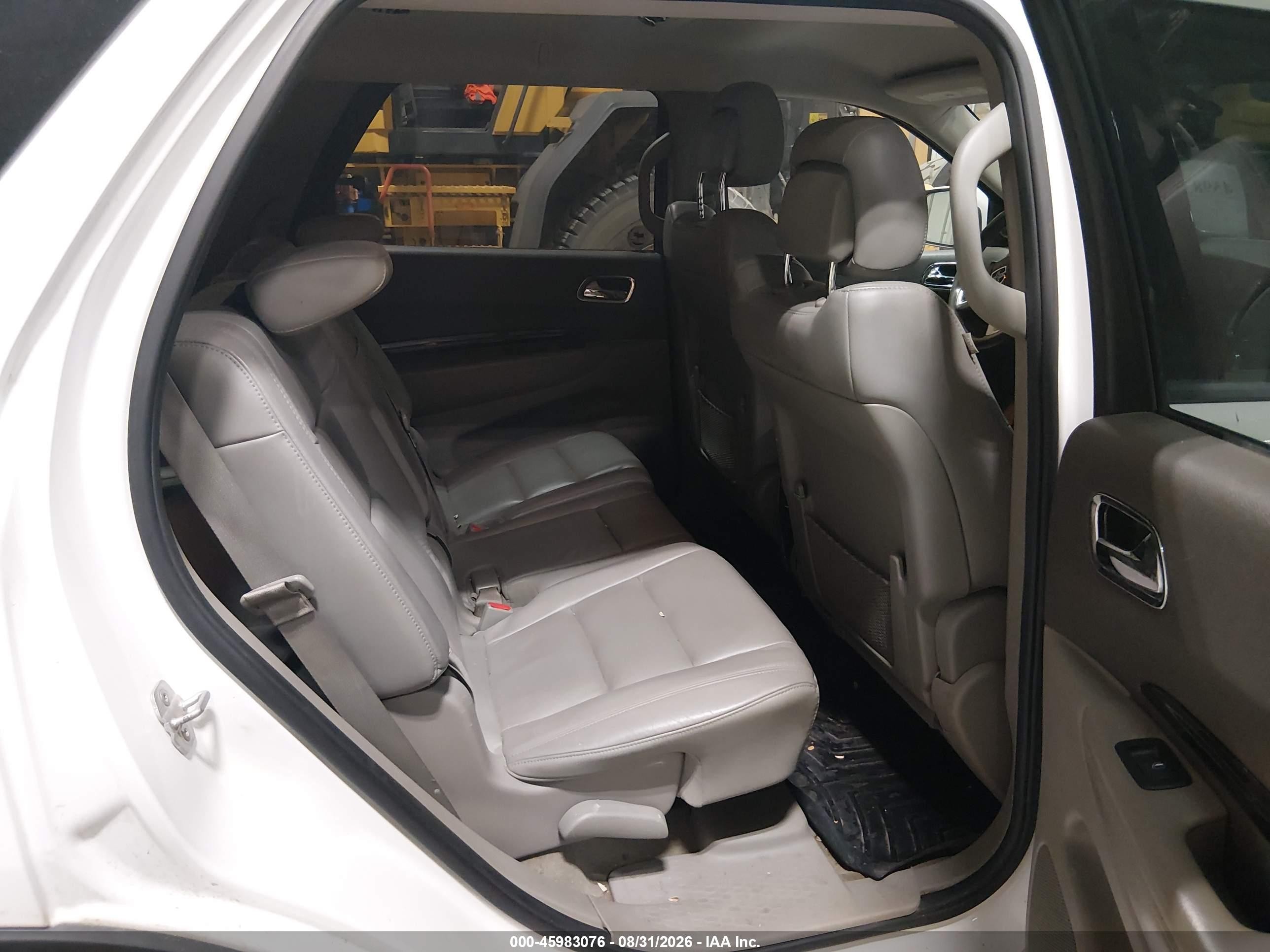 2013 Dodge Durango Crew White vin: 1C4RDJDG3DC637879