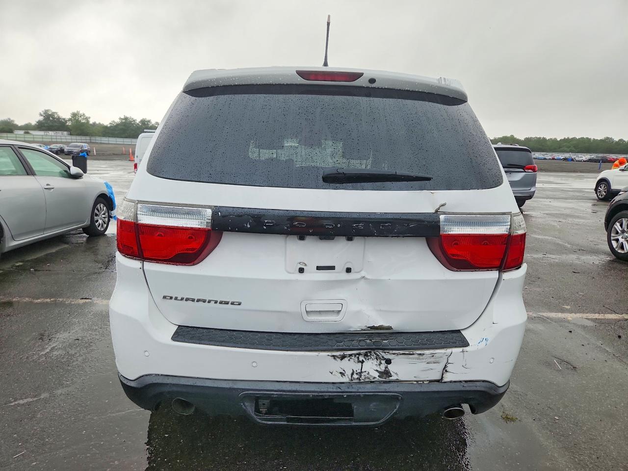 2013 Dodge Durango Crew Белый vin: 1C4RDJDG3DC672843