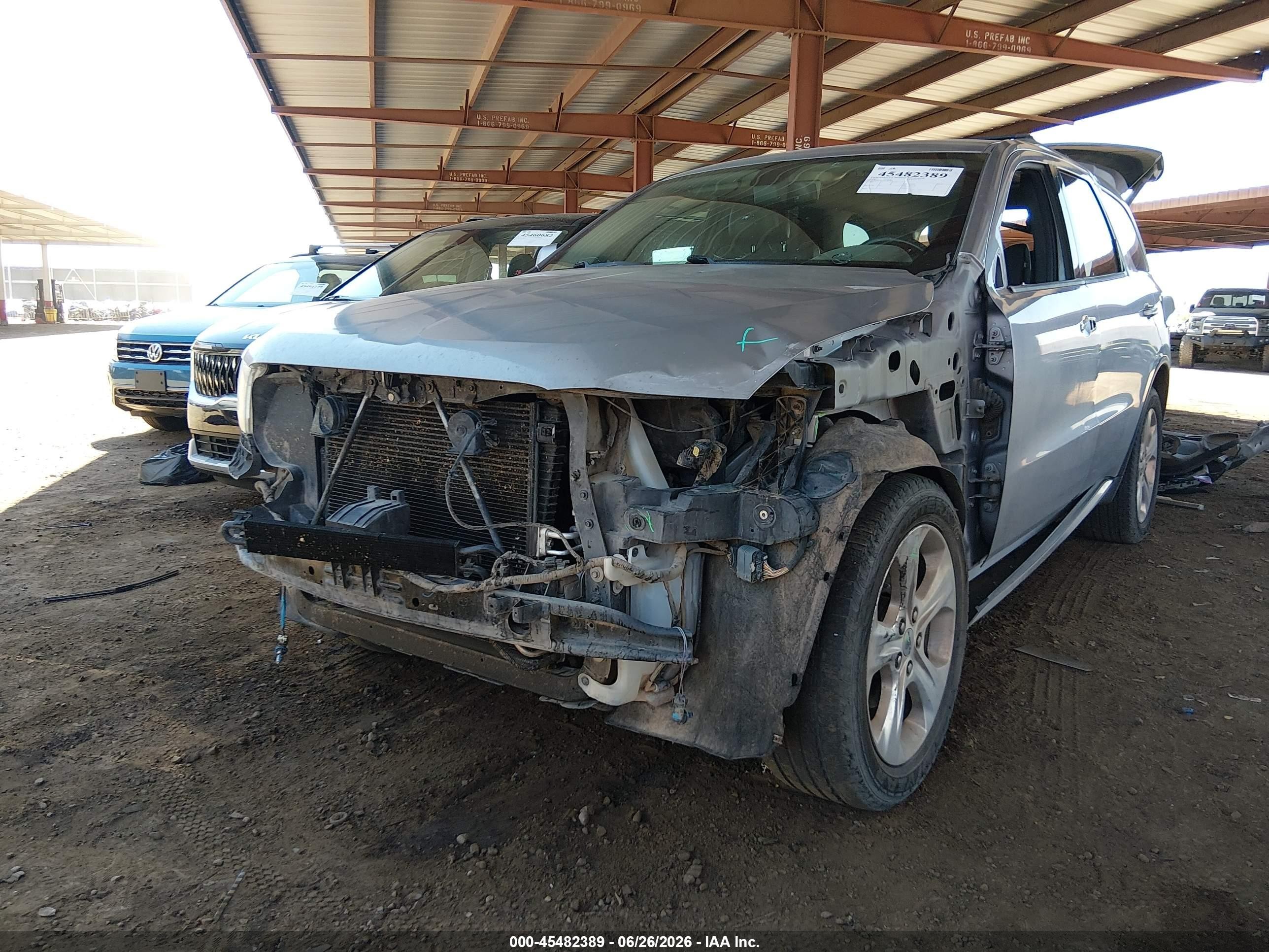 2014 Dodge Durango Limited Серебряный vin: 1C4RDJDG3EC286828
