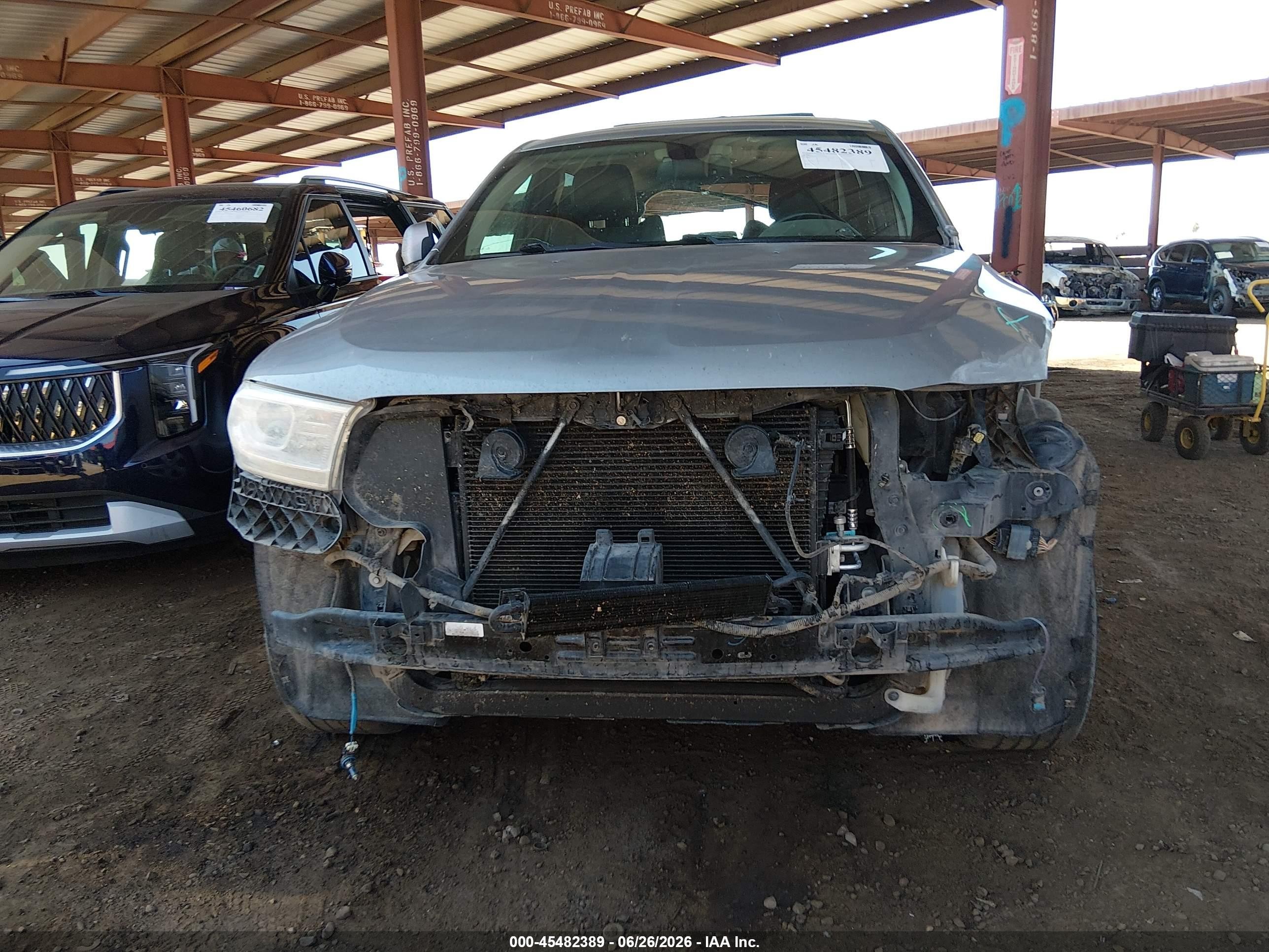 2014 Dodge Durango Limited Серебряный vin: 1C4RDJDG3EC286828