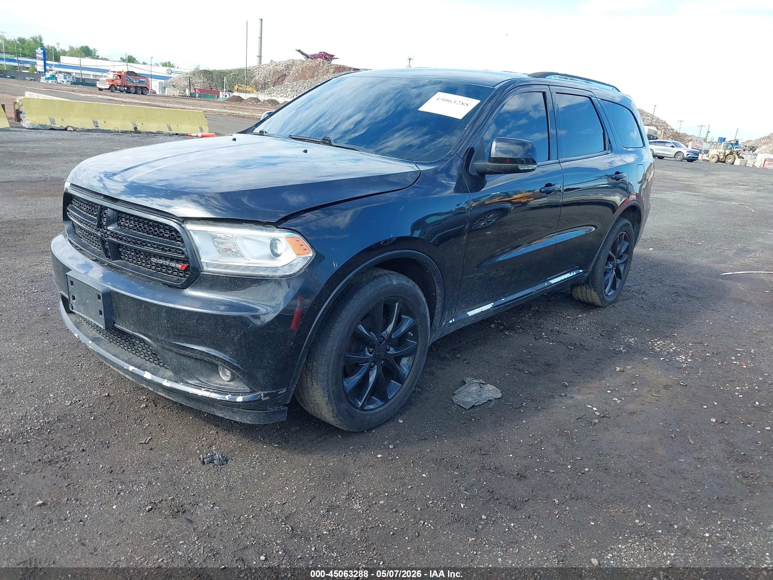 2014 Dodge Durango Limited Черный vin: 1C4RDJDG3EC326860