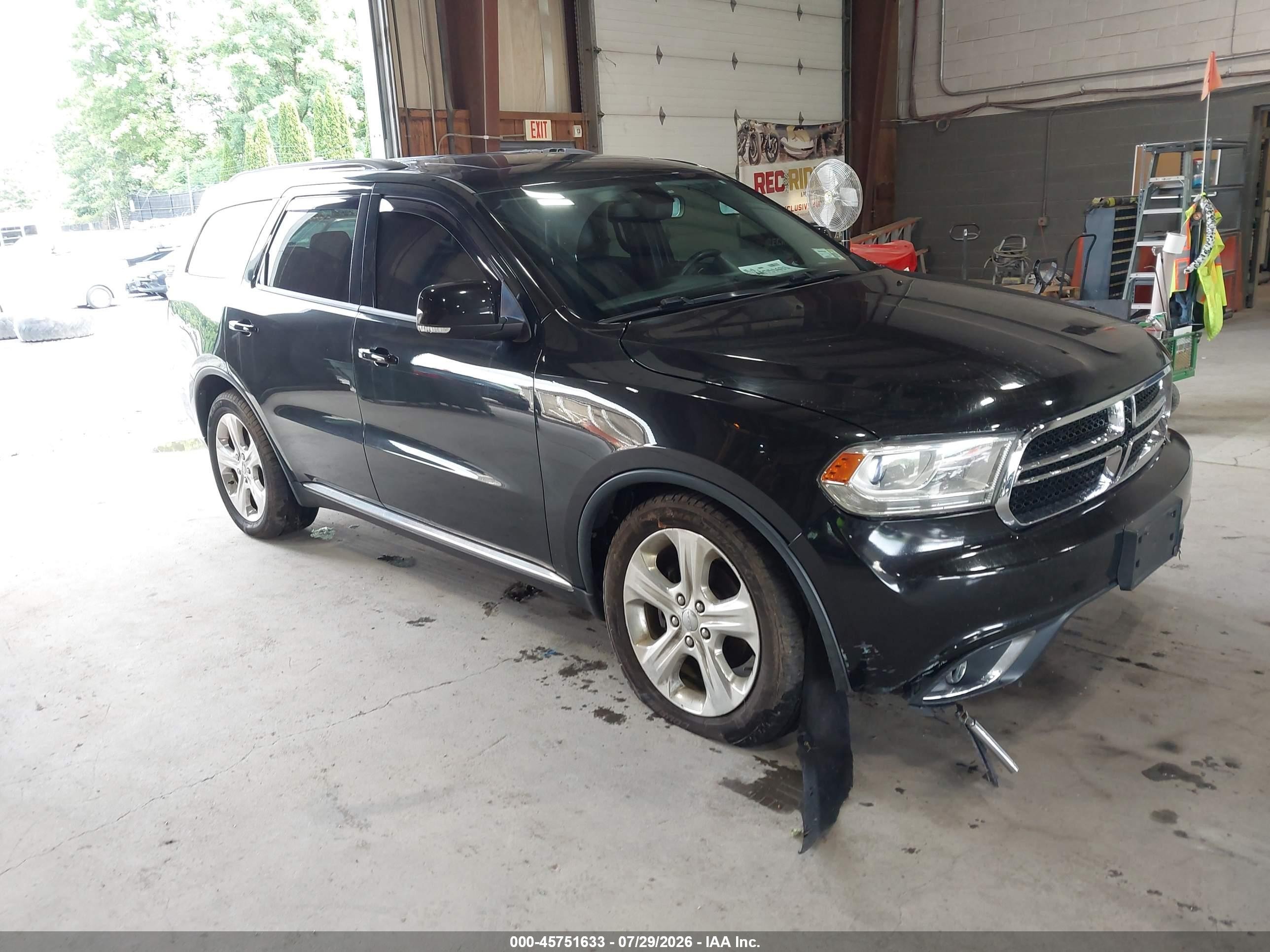 2014 Dodge Durango Limited Черный vin: 1C4RDJDG3EC332447
