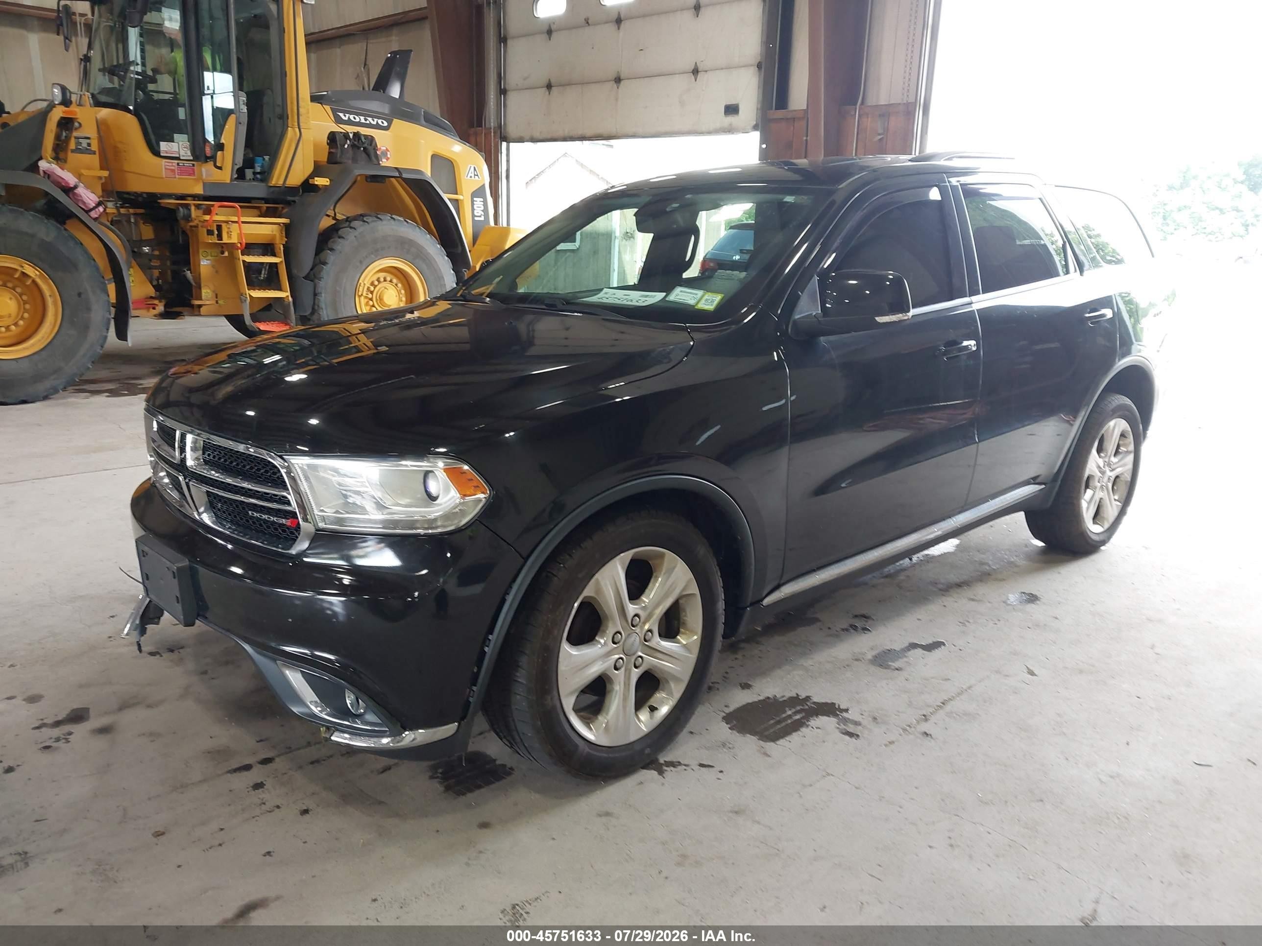 2014 Dodge Durango Limited Черный vin: 1C4RDJDG3EC332447