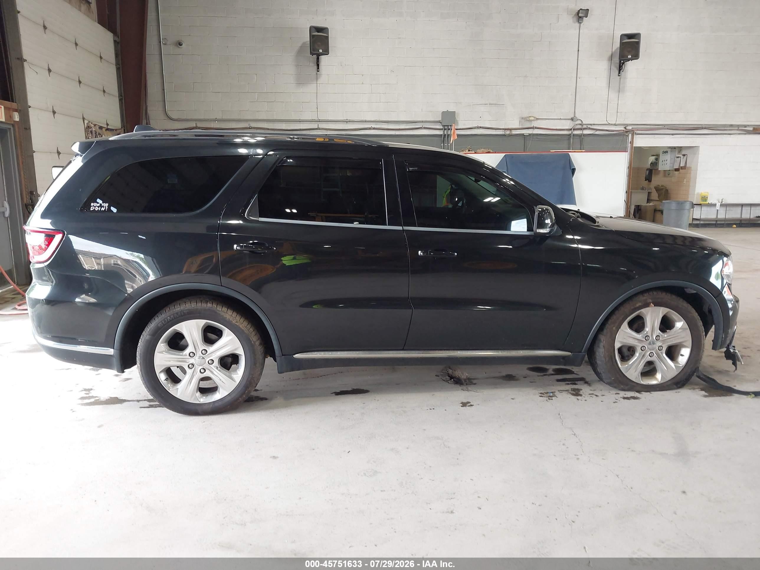 2014 Dodge Durango Limited Черный vin: 1C4RDJDG3EC332447