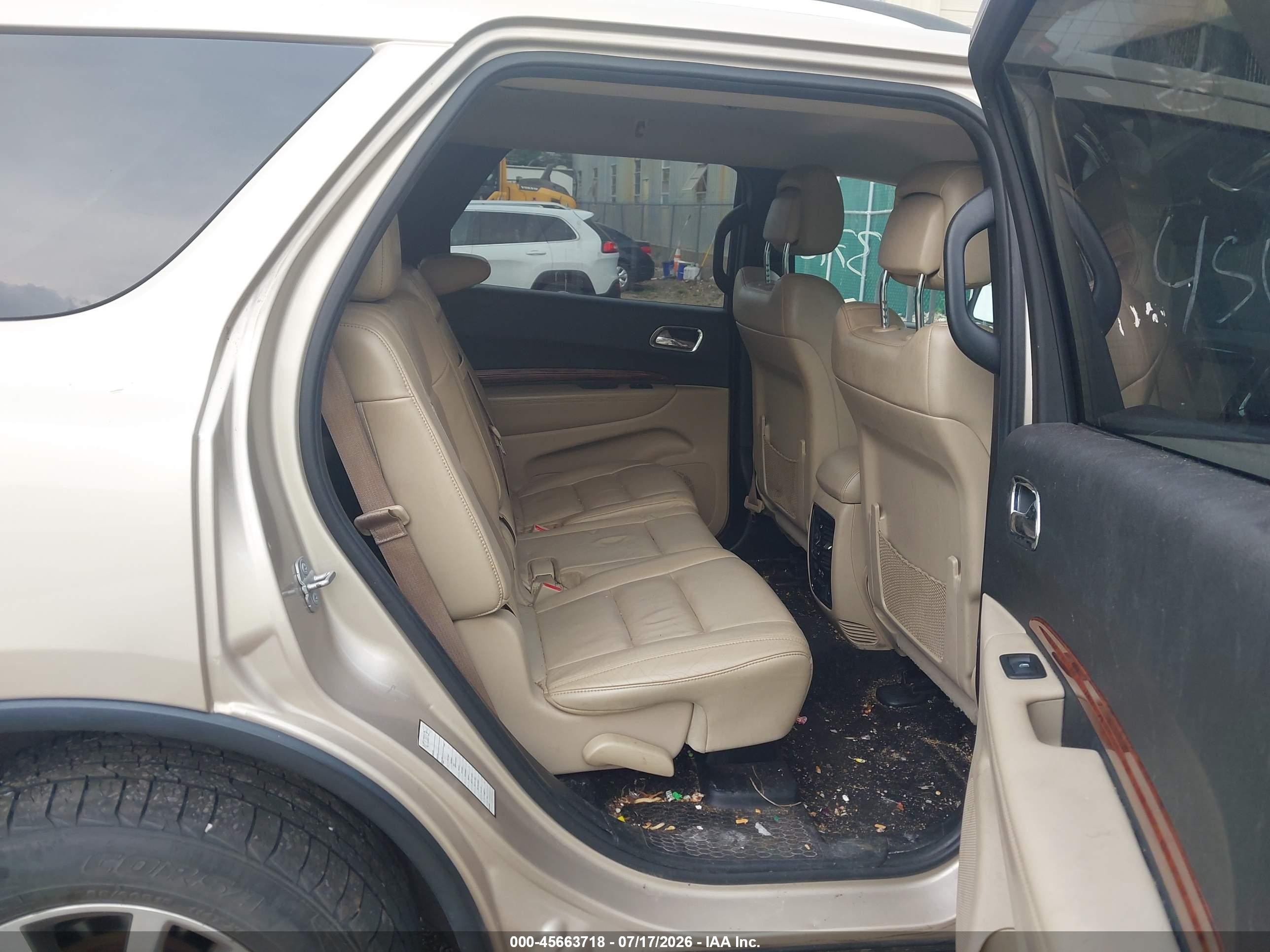 2014 Dodge Durango Limited Желто-коричневый vin: 1C4RDJDG3EC475365