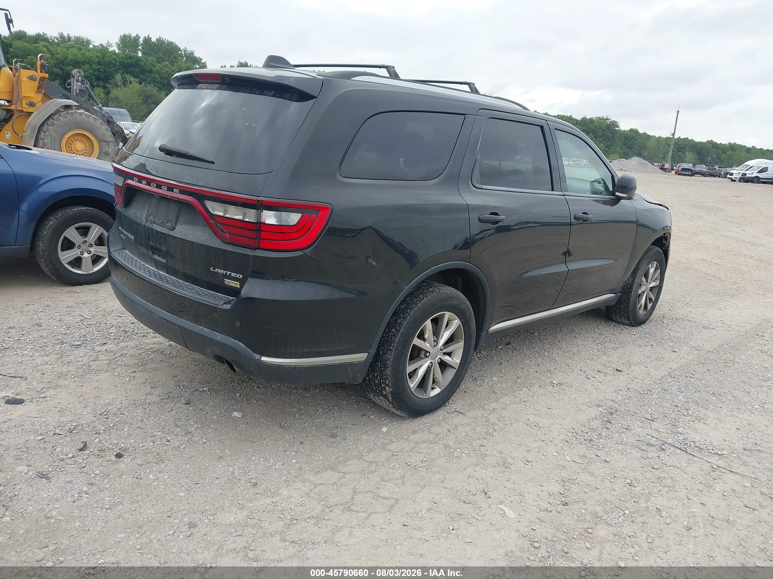 2014 Dodge Durango Limited Black vin: 1C4RDJDG3EC481747