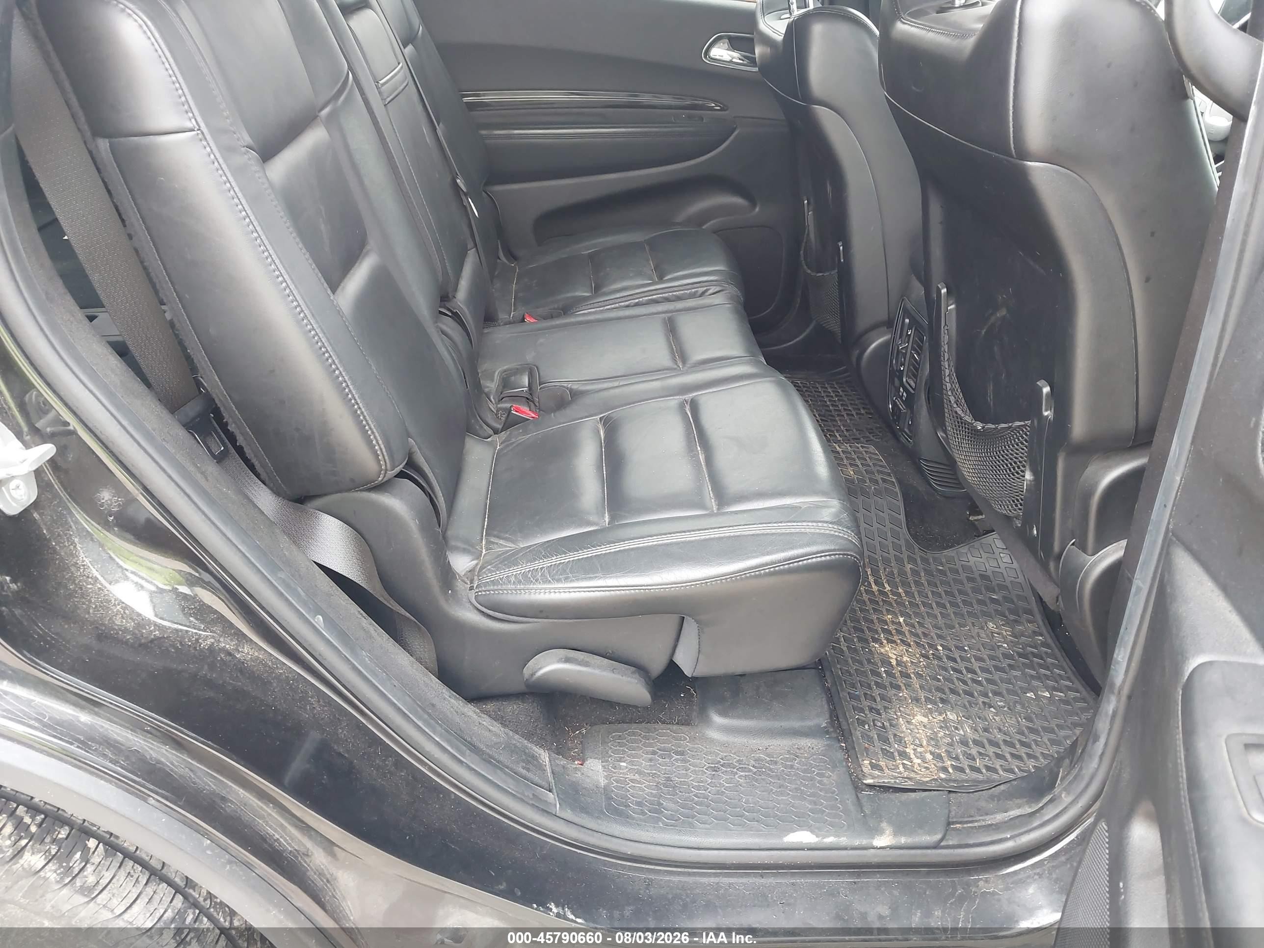 2014 Dodge Durango Limited Black vin: 1C4RDJDG3EC481747