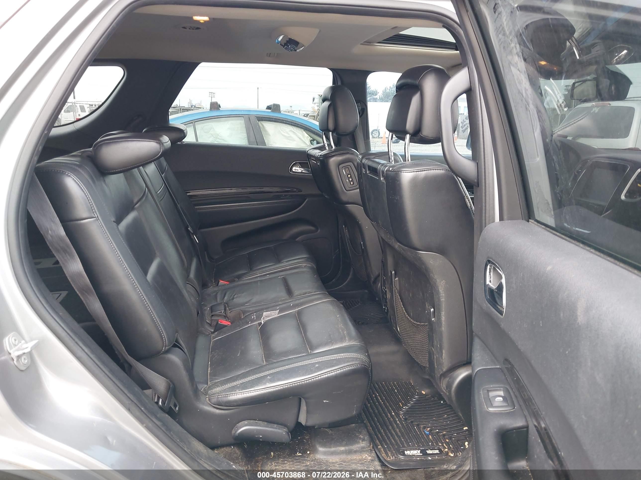 2014 Dodge Durango Limited Silver vin: 1C4RDJDG3EC976403