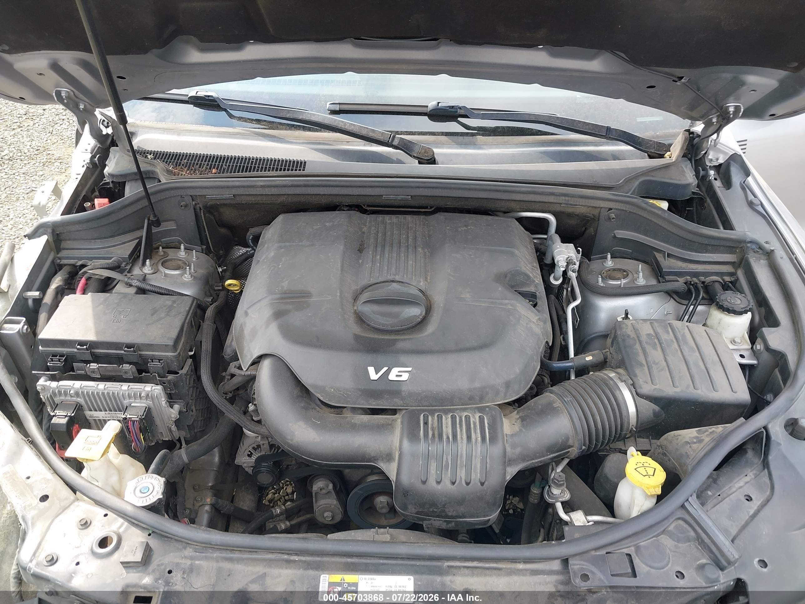 2014 Dodge Durango Limited Silver vin: 1C4RDJDG3EC976403