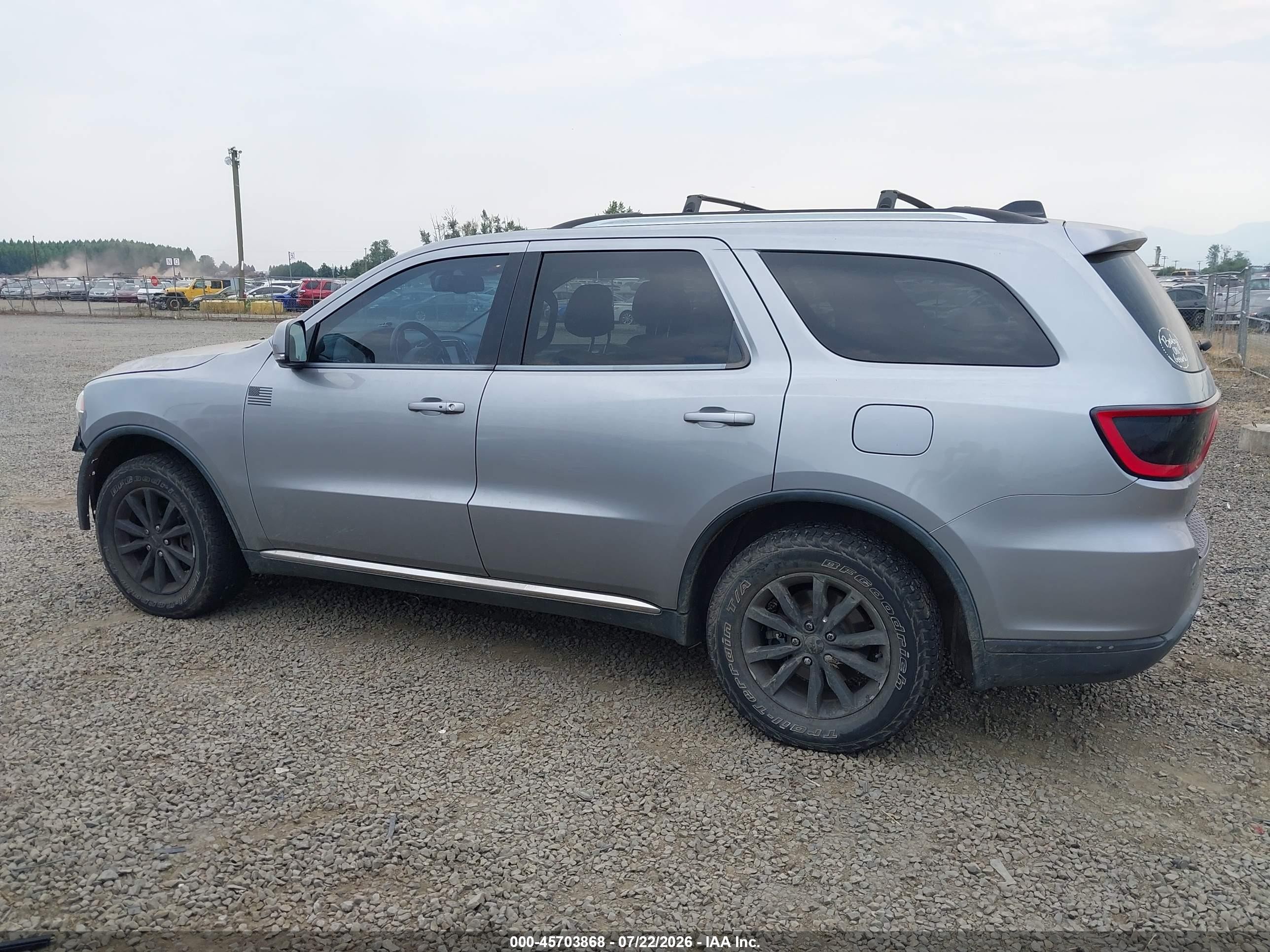 2014 Dodge Durango Limited Silver vin: 1C4RDJDG3EC976403