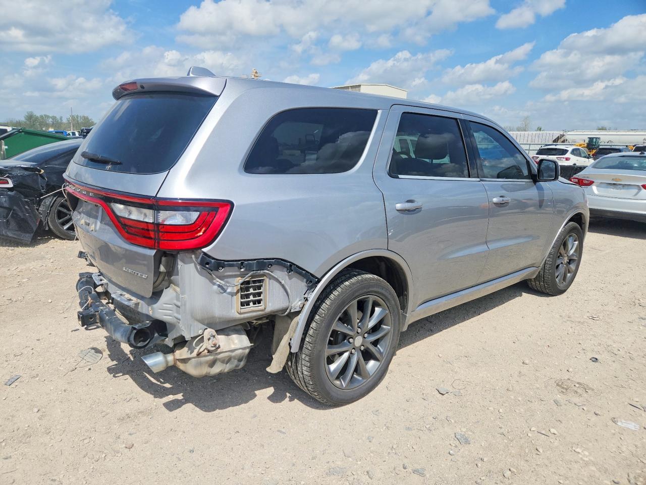 2015 Dodge Durango Limited Silver vin: 1C4RDJDG3FC830018