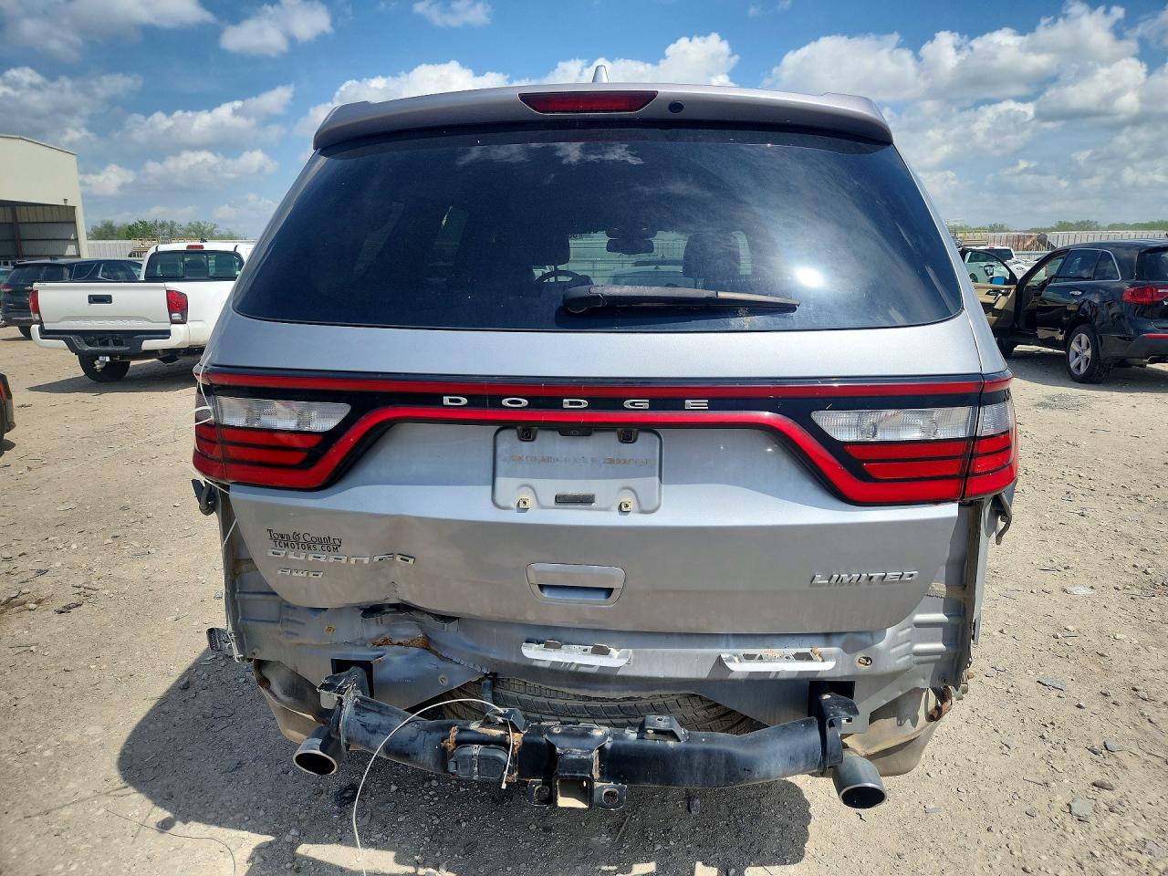 2015 Dodge Durango Limited Silver vin: 1C4RDJDG3FC830018