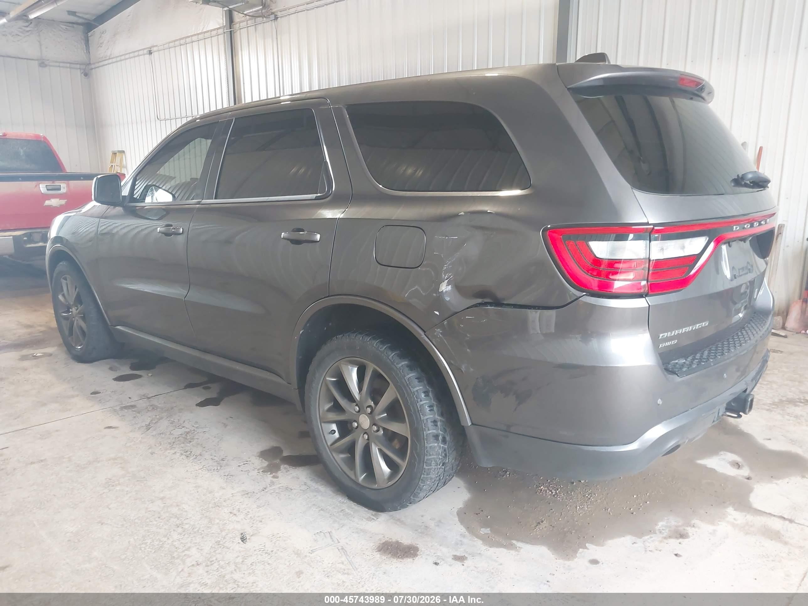 2015 Dodge Durango Limited Gray vin: 1C4RDJDG3FC904666