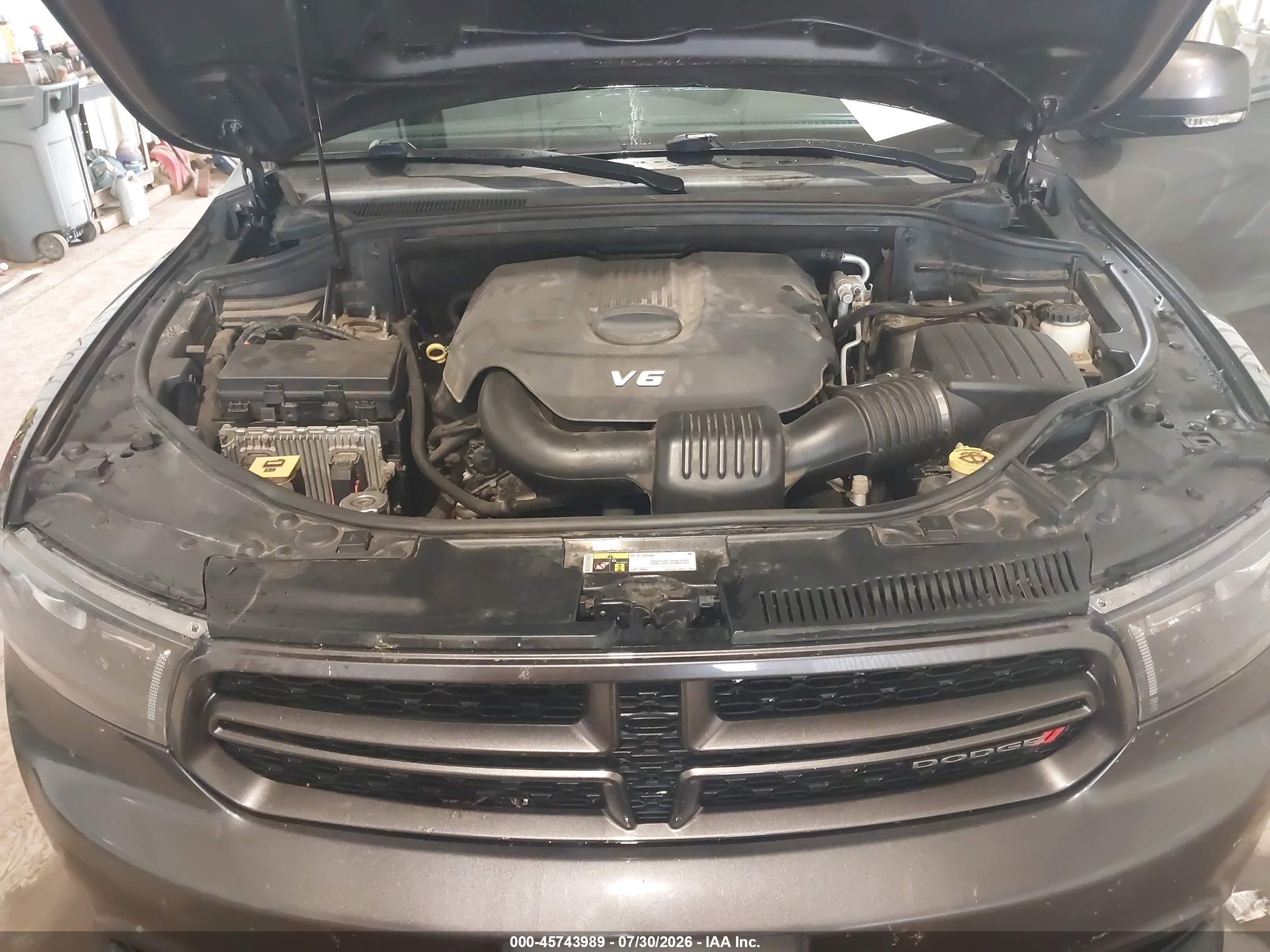 2015 Dodge Durango Limited Gray vin: 1C4RDJDG3FC904666