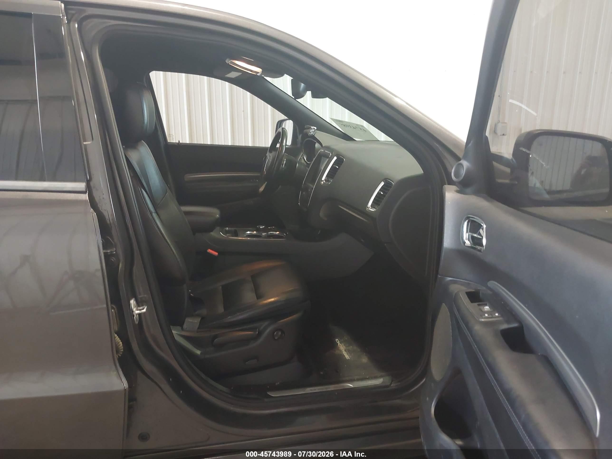 2015 Dodge Durango Limited Gray vin: 1C4RDJDG3FC904666