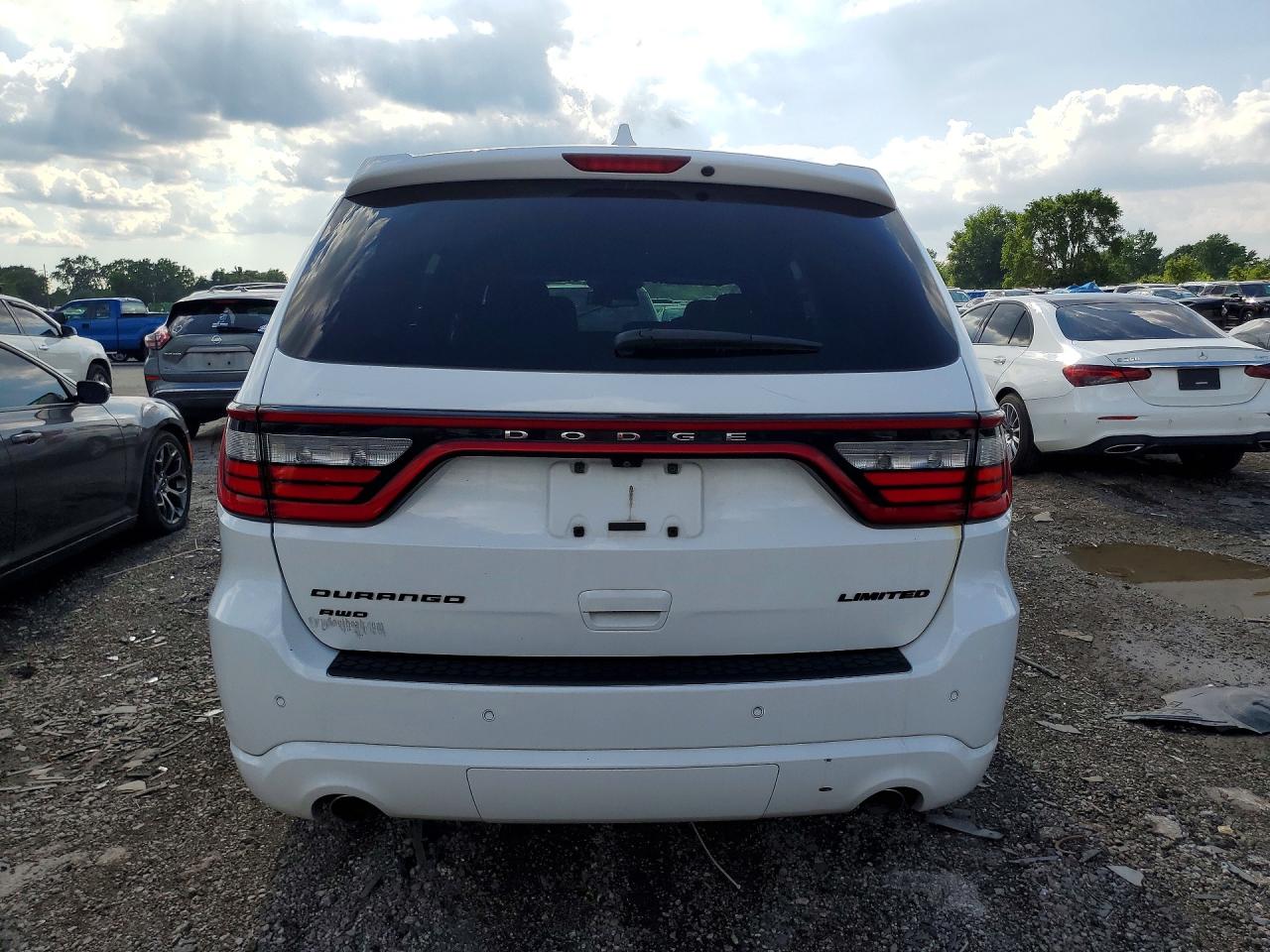 2015 Dodge Durango Limited White vin: 1C4RDJDG3FC923590