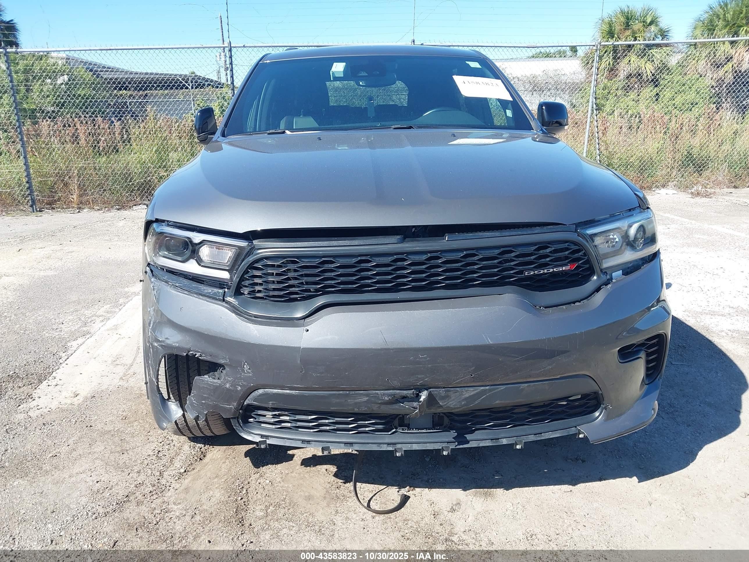 2024 Dodge Durango Gt Plus Awd Серый vin: 1C4RDJDG3RC207793