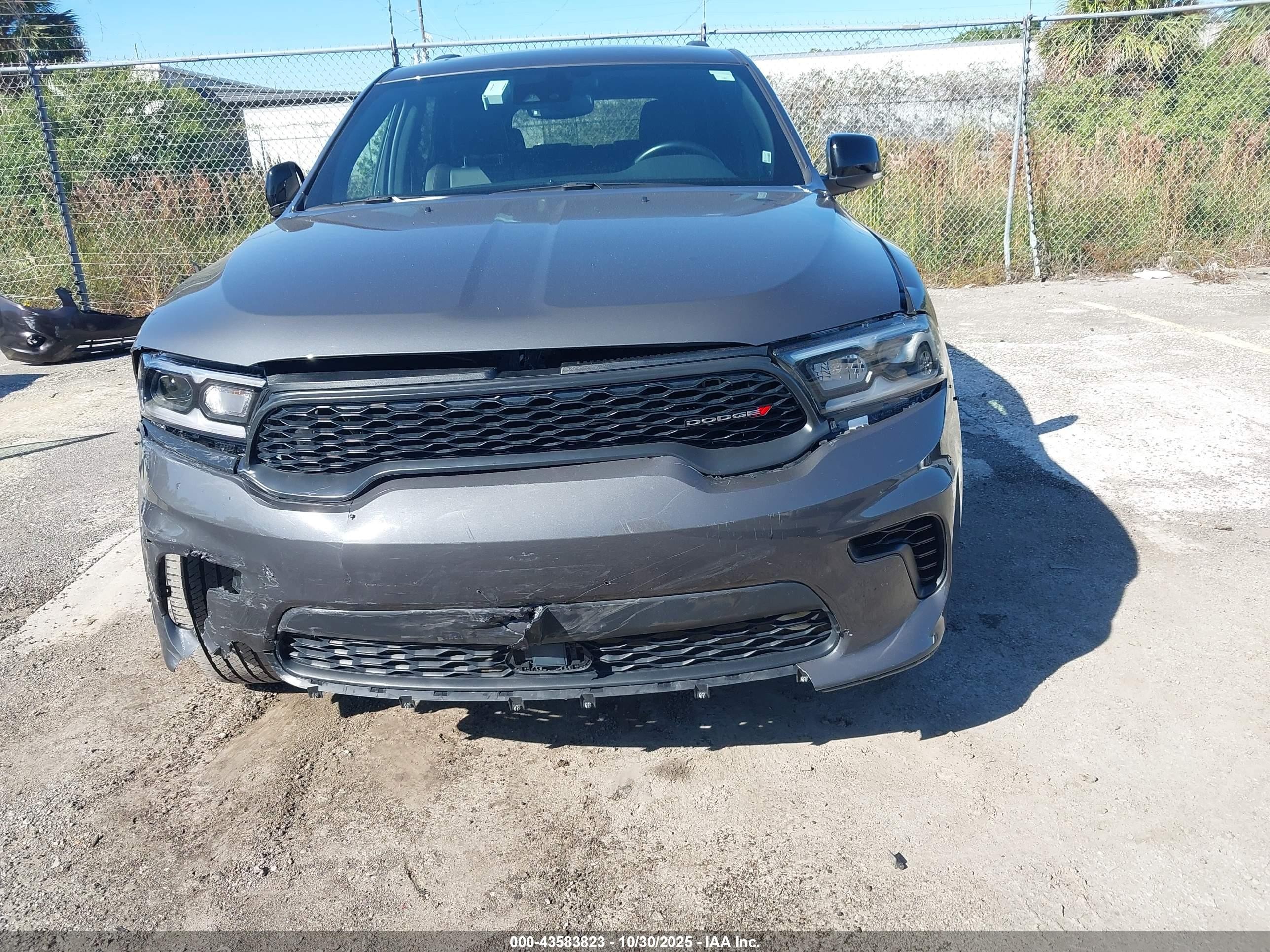 2024 Dodge Durango Gt Plus Awd Серый vin: 1C4RDJDG3RC207793