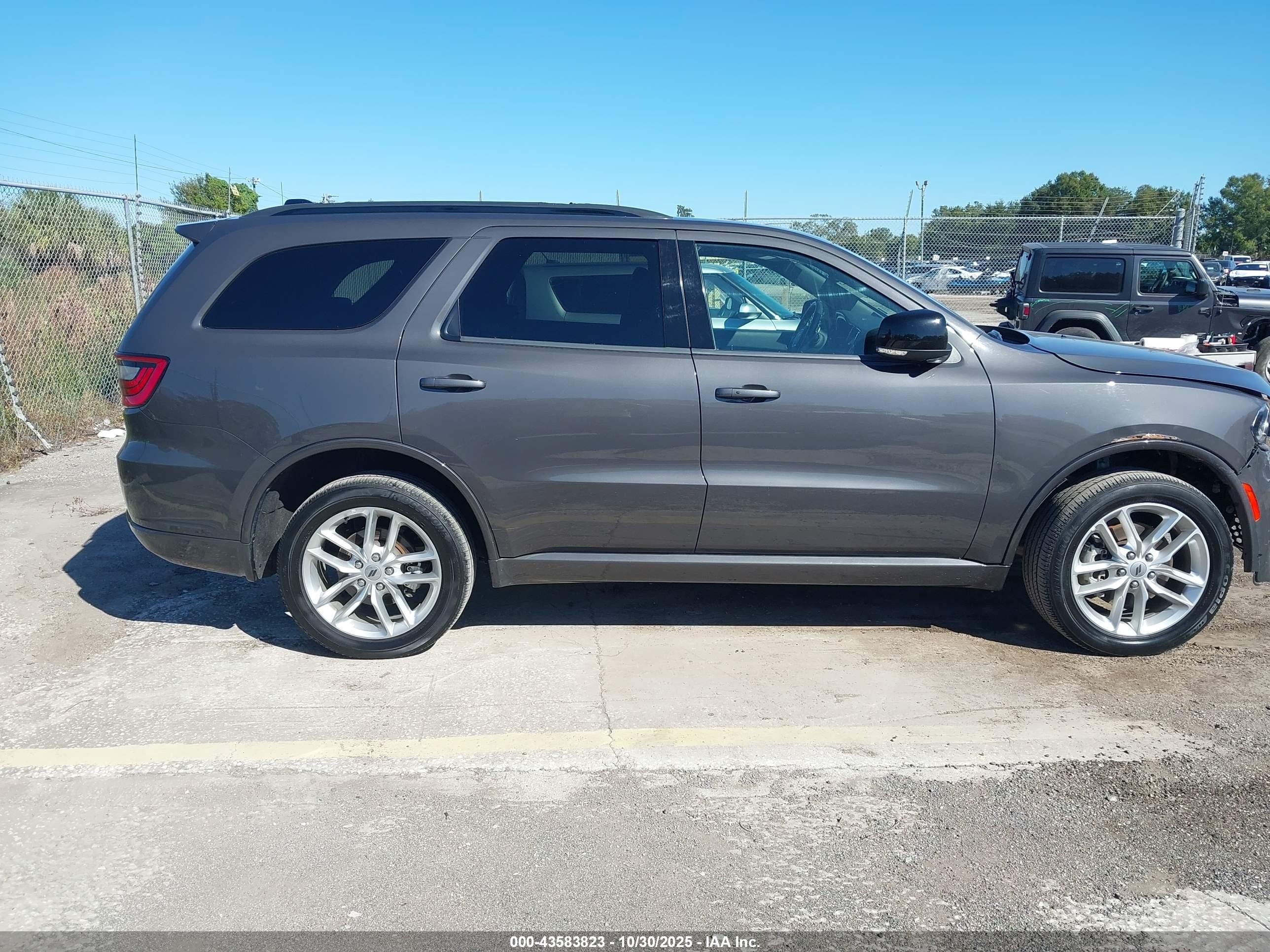 2024 Dodge Durango Gt Plus Awd Серый vin: 1C4RDJDG3RC207793