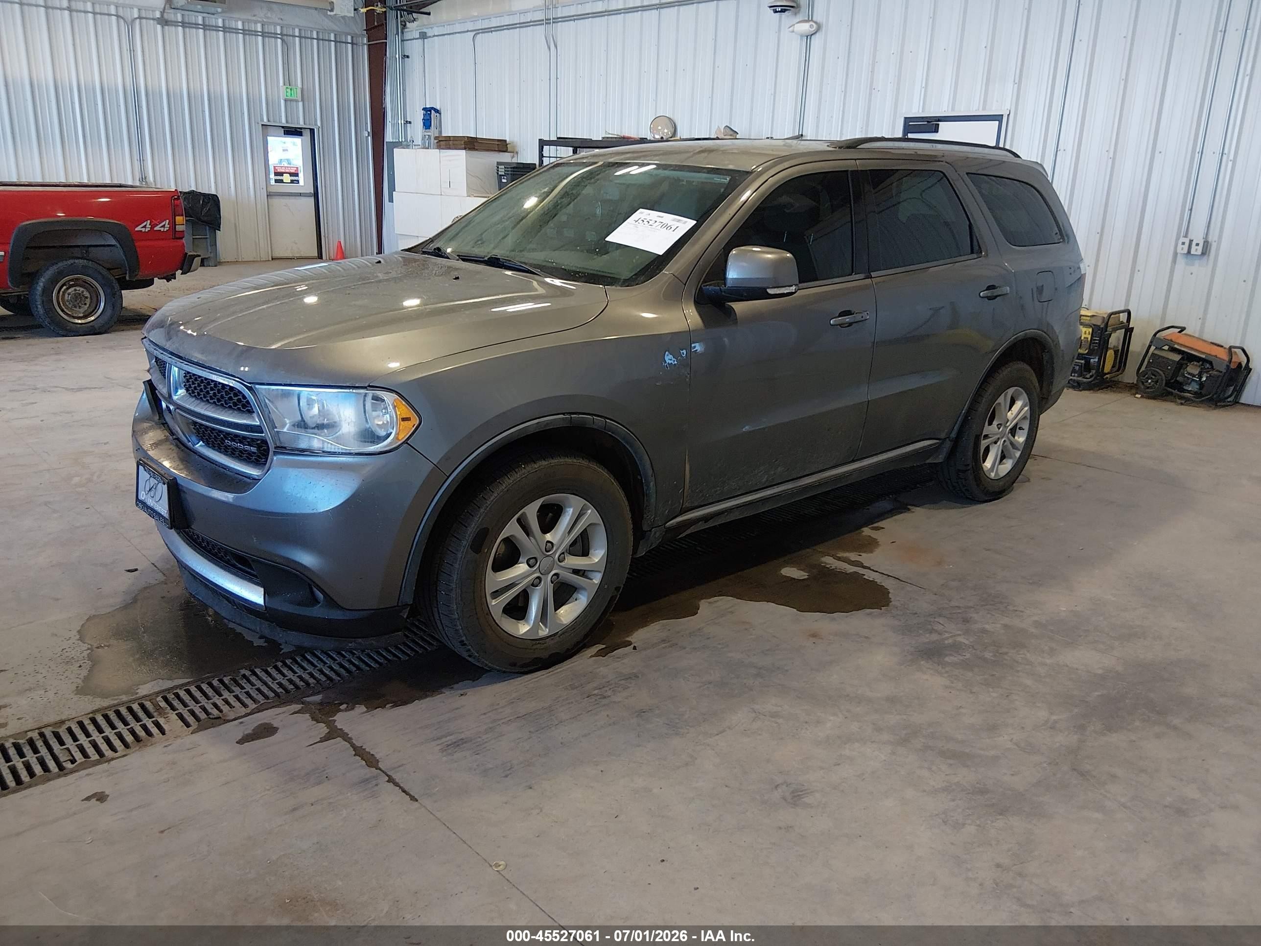 2012 Dodge Durango Crew Gray vin: 1C4RDJDG4CC112666