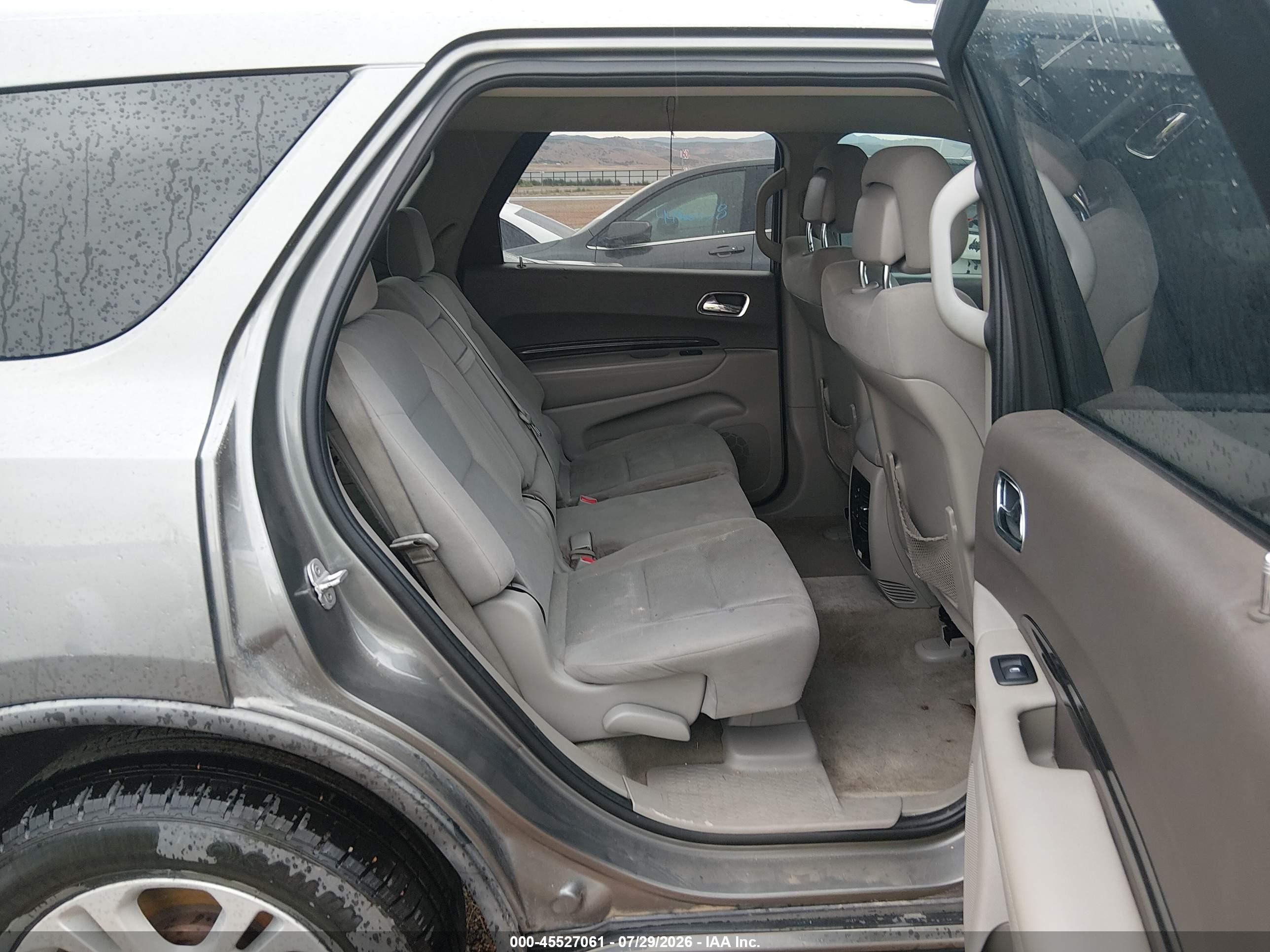 2012 Dodge Durango Crew Gray vin: 1C4RDJDG4CC112666