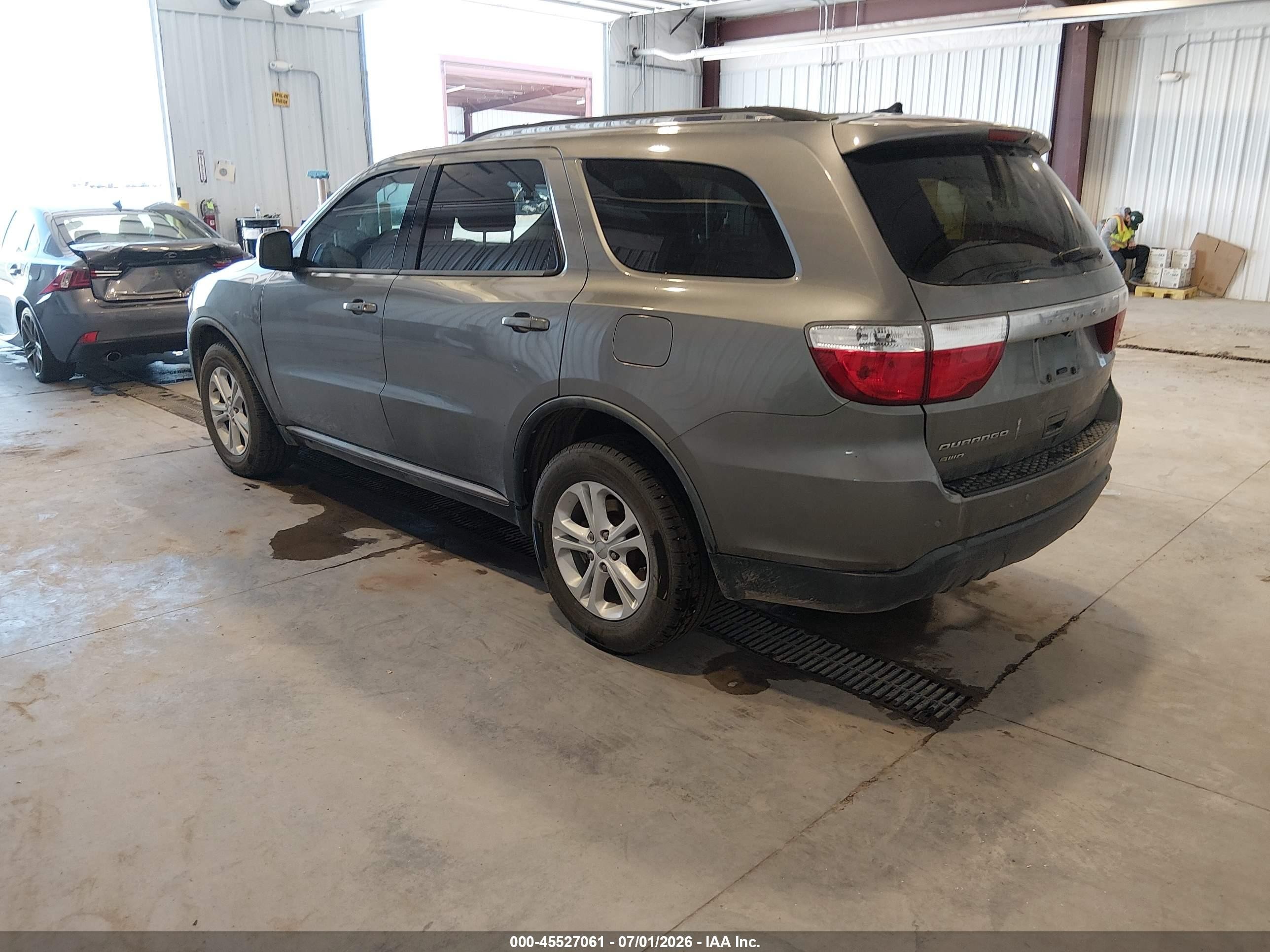 2012 Dodge Durango Crew Gray vin: 1C4RDJDG4CC112666