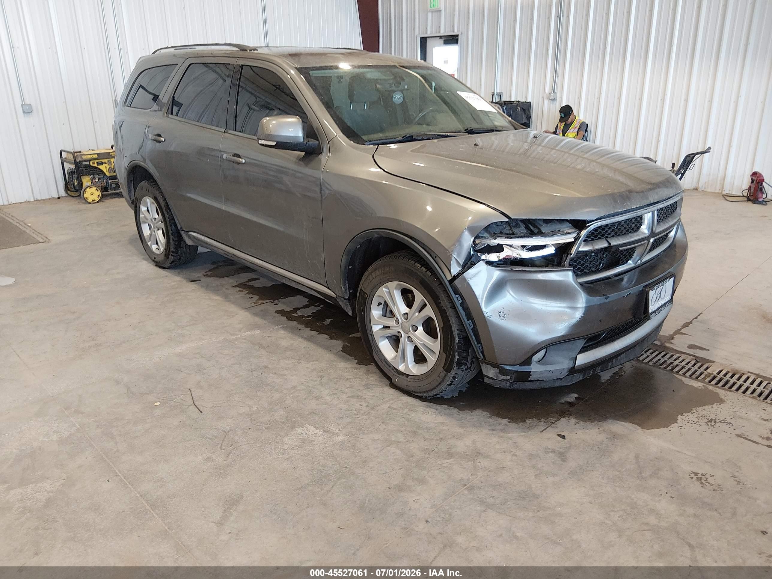 2012 Dodge Durango Crew Gray vin: 1C4RDJDG4CC112666