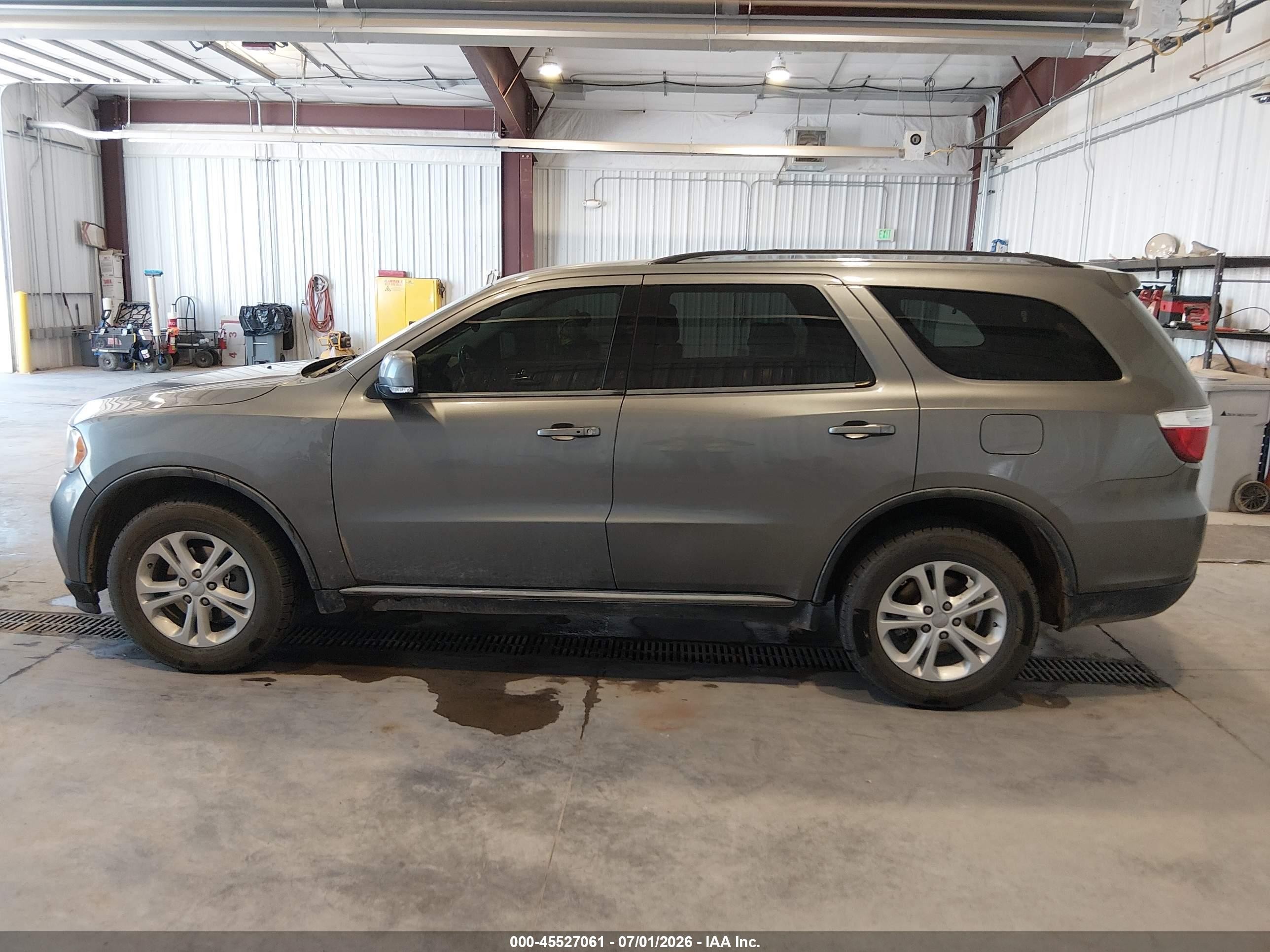 2012 Dodge Durango Crew Gray vin: 1C4RDJDG4CC112666