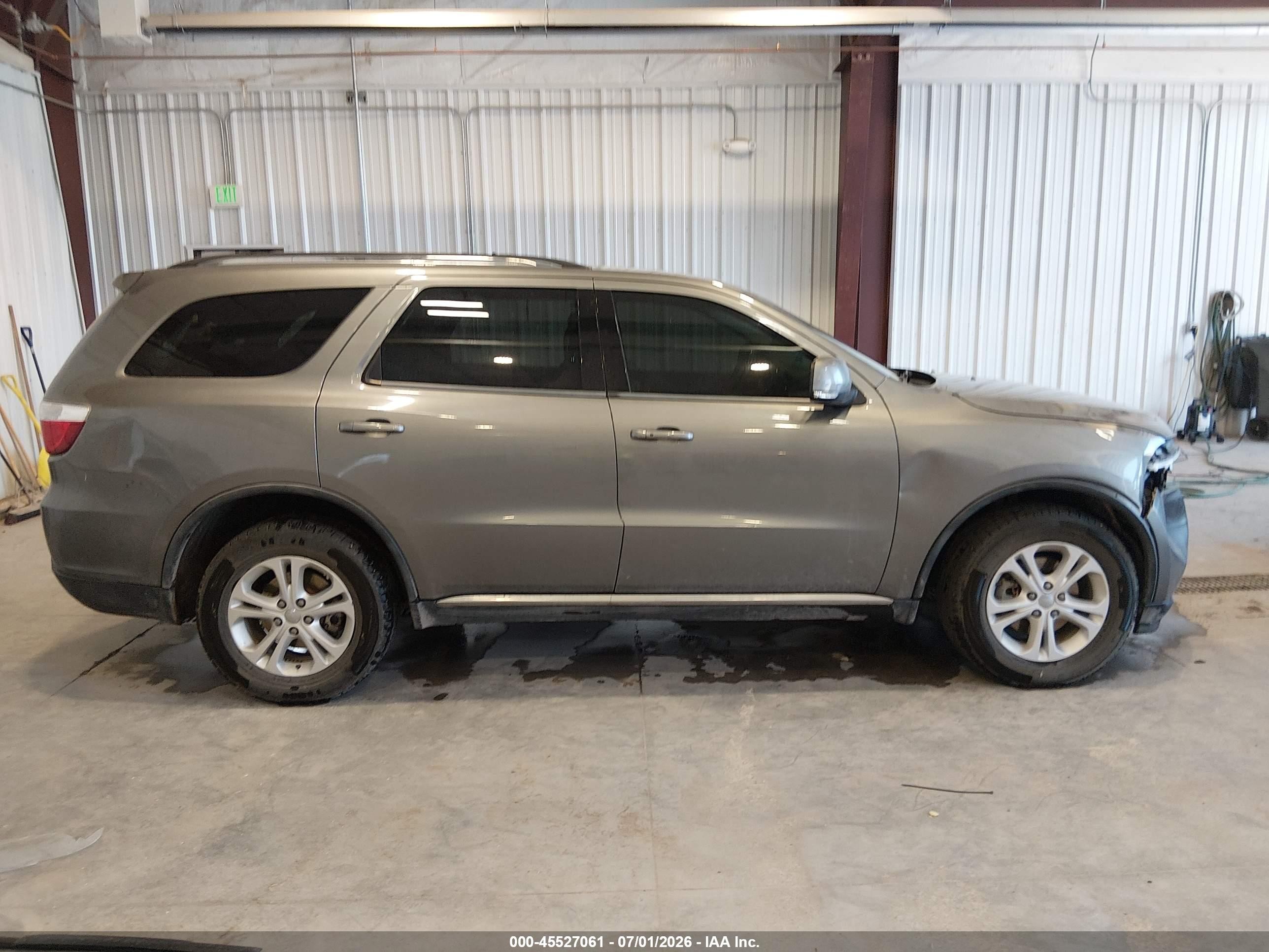2012 Dodge Durango Crew Gray vin: 1C4RDJDG4CC112666