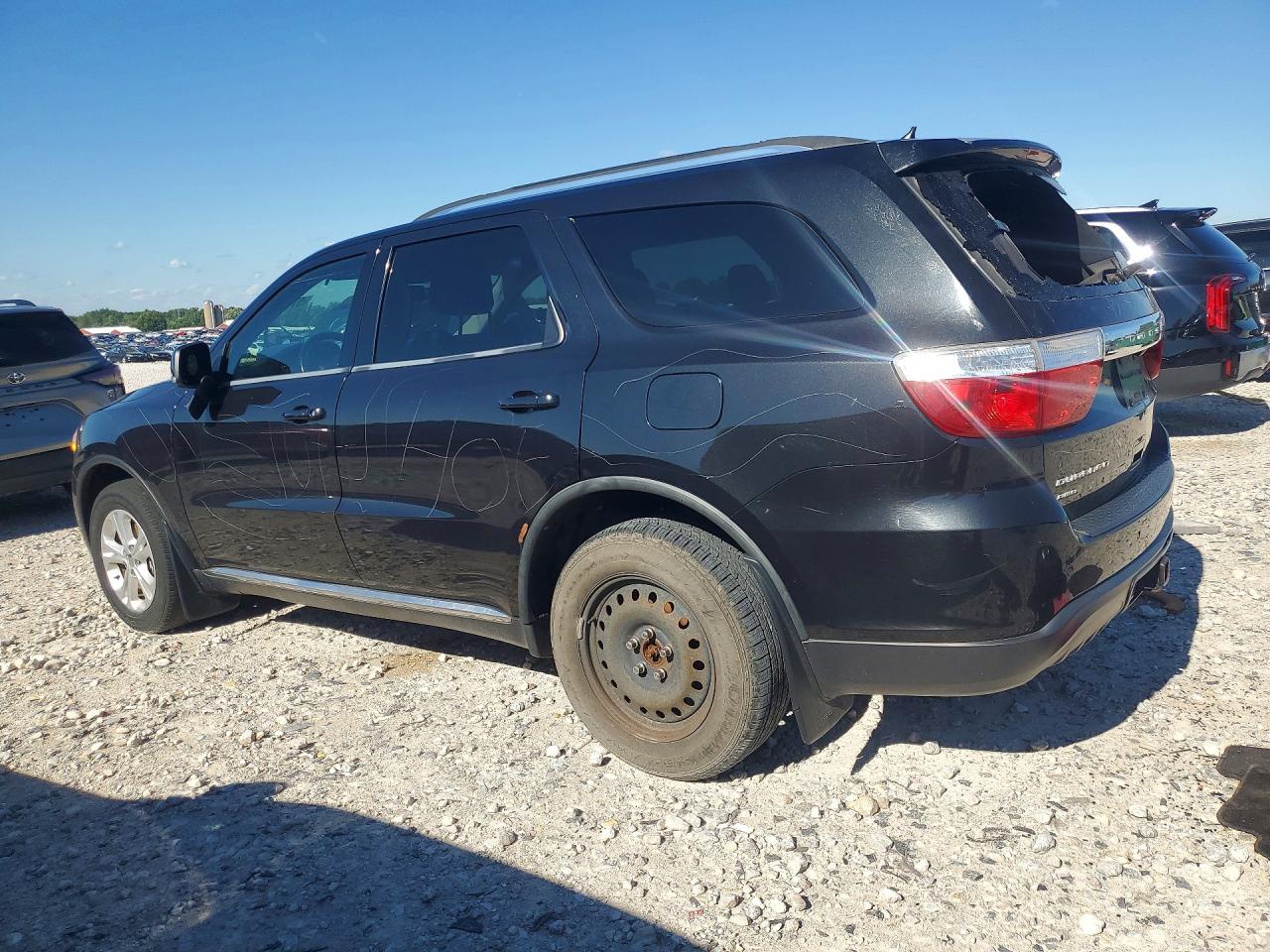 2012 Dodge Durango Crew Black vin: 1C4RDJDG4CC153251