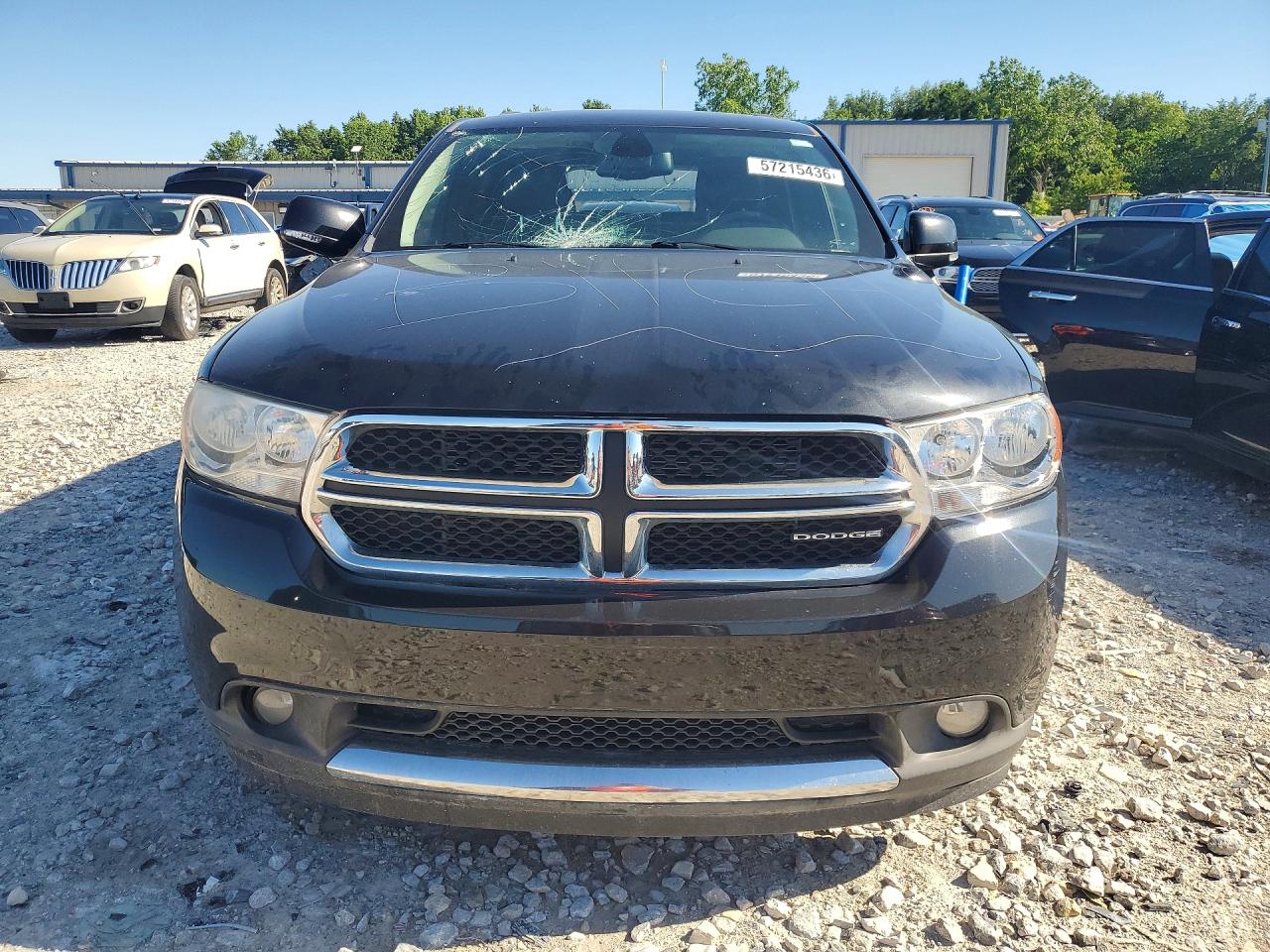2012 Dodge Durango Crew Black vin: 1C4RDJDG4CC153251