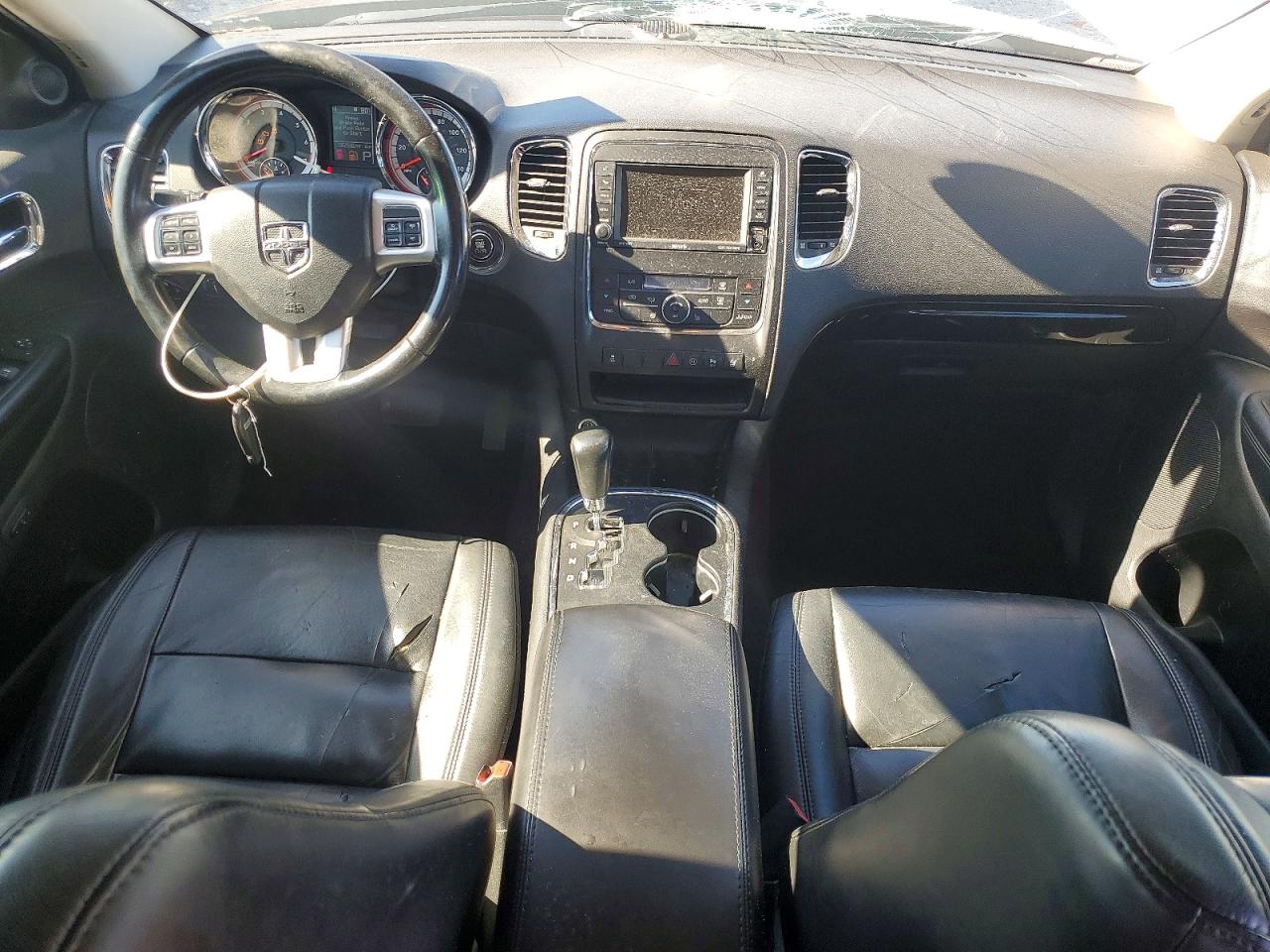 2012 Dodge Durango Crew Black vin: 1C4RDJDG4CC153251