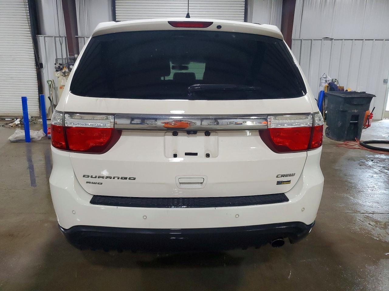 2012 Dodge Durango Crew White vin: 1C4RDJDG4CC153654