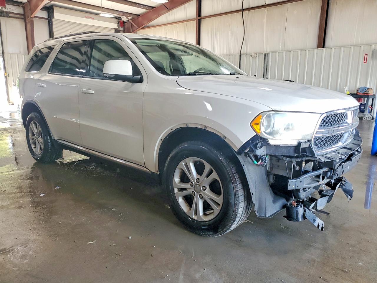 2012 Dodge Durango Crew White vin: 1C4RDJDG4CC153654