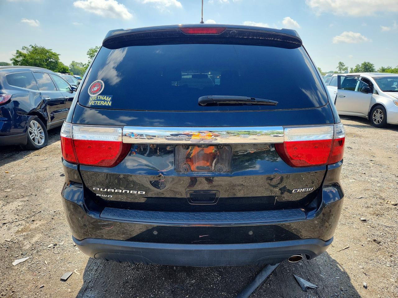 2013 Dodge Durango Crew Black vin: 1C4RDJDG4DC690008