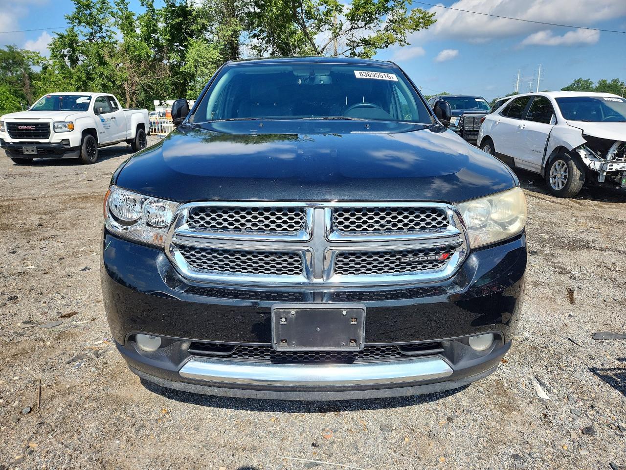 2013 Dodge Durango Crew Black vin: 1C4RDJDG4DC690008