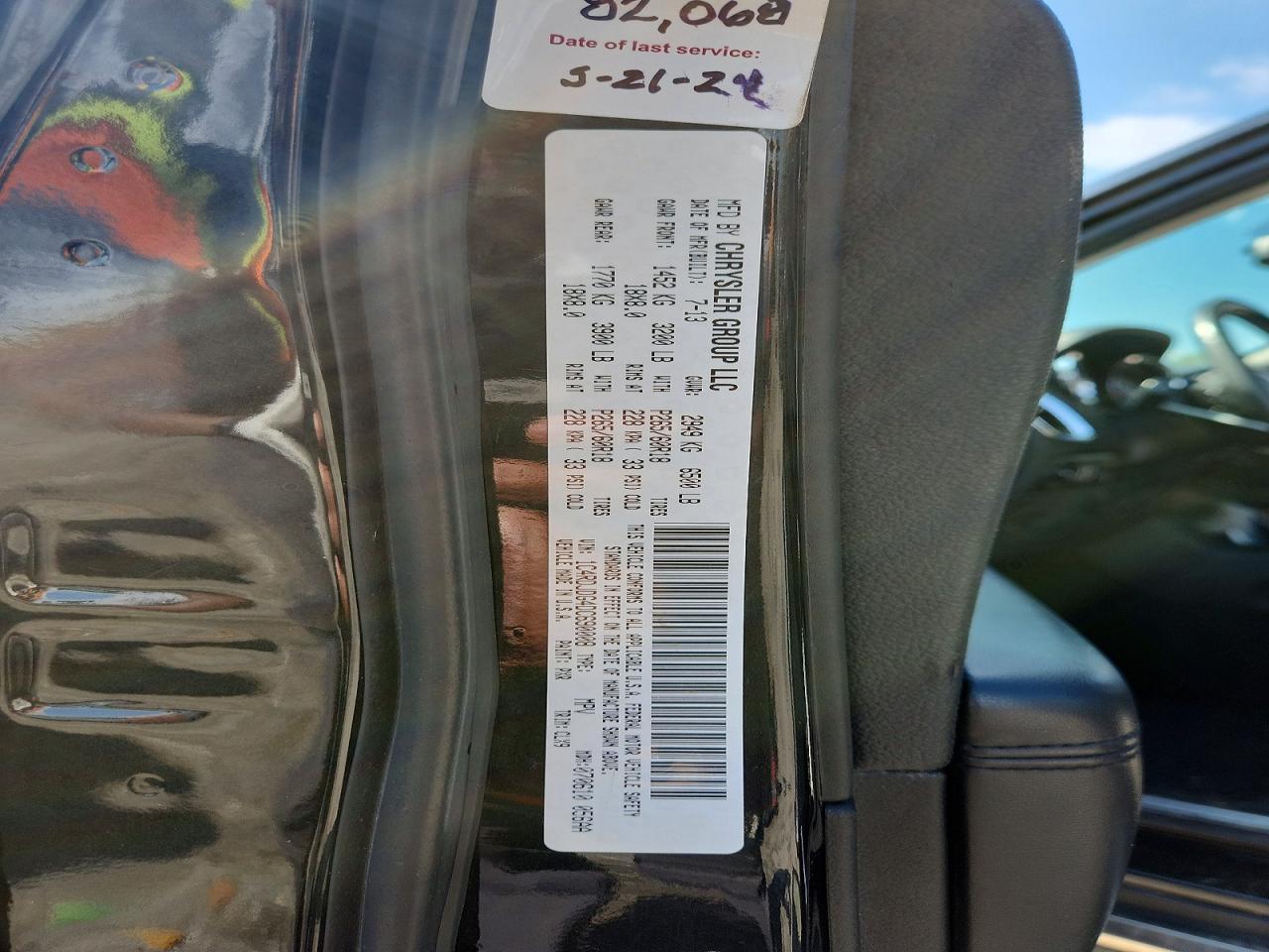 2013 Dodge Durango Crew Black vin: 1C4RDJDG4DC690008