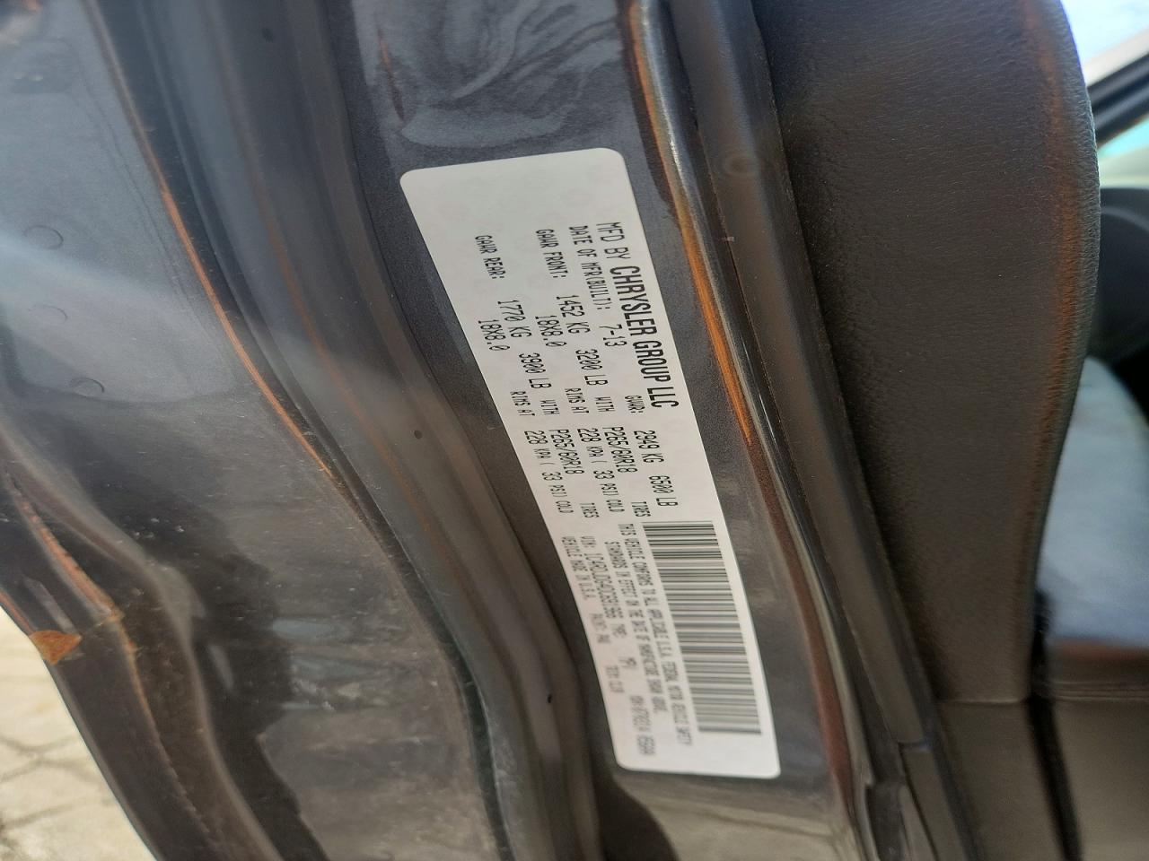 2013 Dodge Durango Crew Charcoal vin: 1C4RDJDG4DC691966