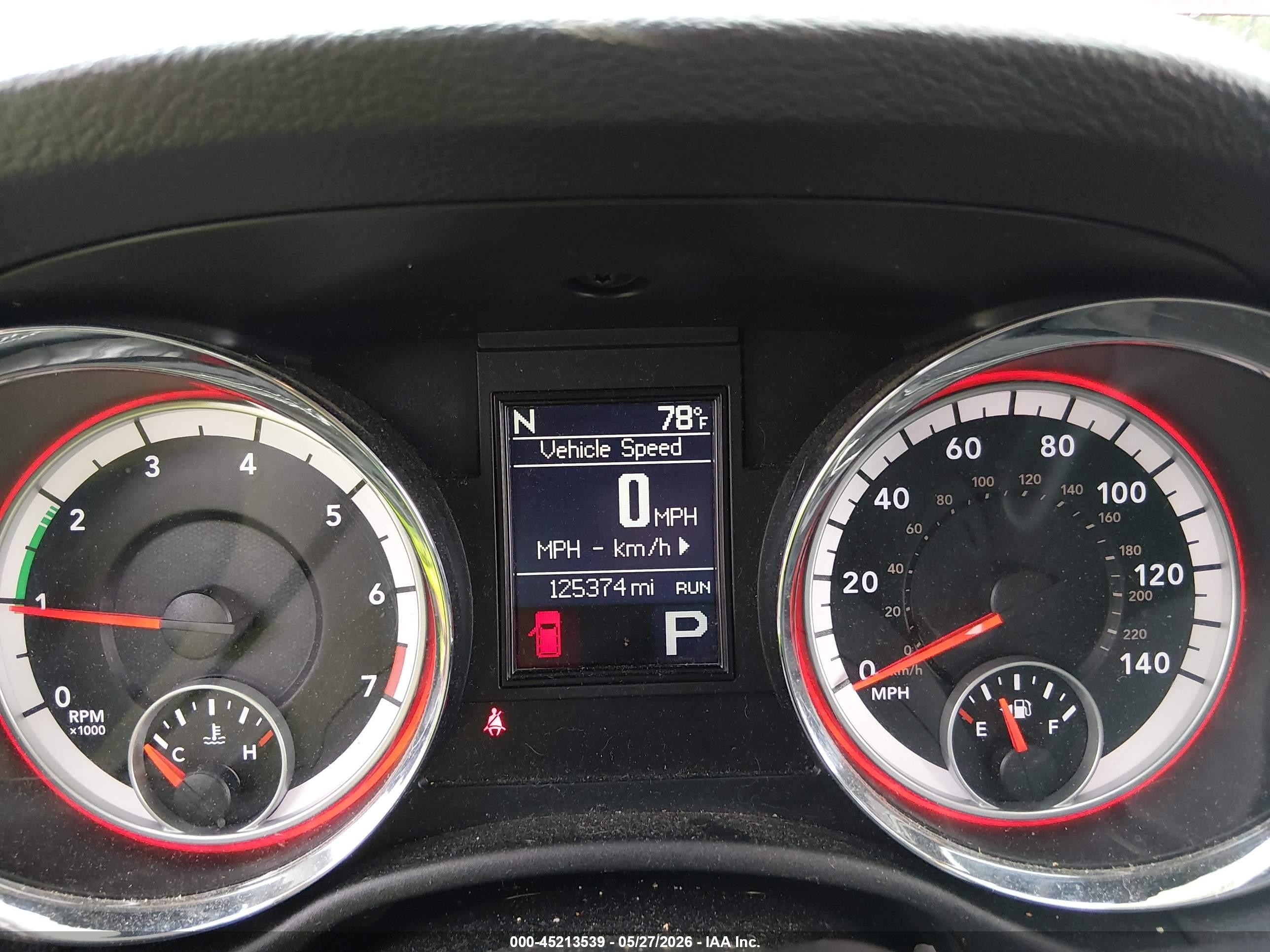 2013 Dodge Durango Crew Red vin: 1C4RDJDG4DC700911